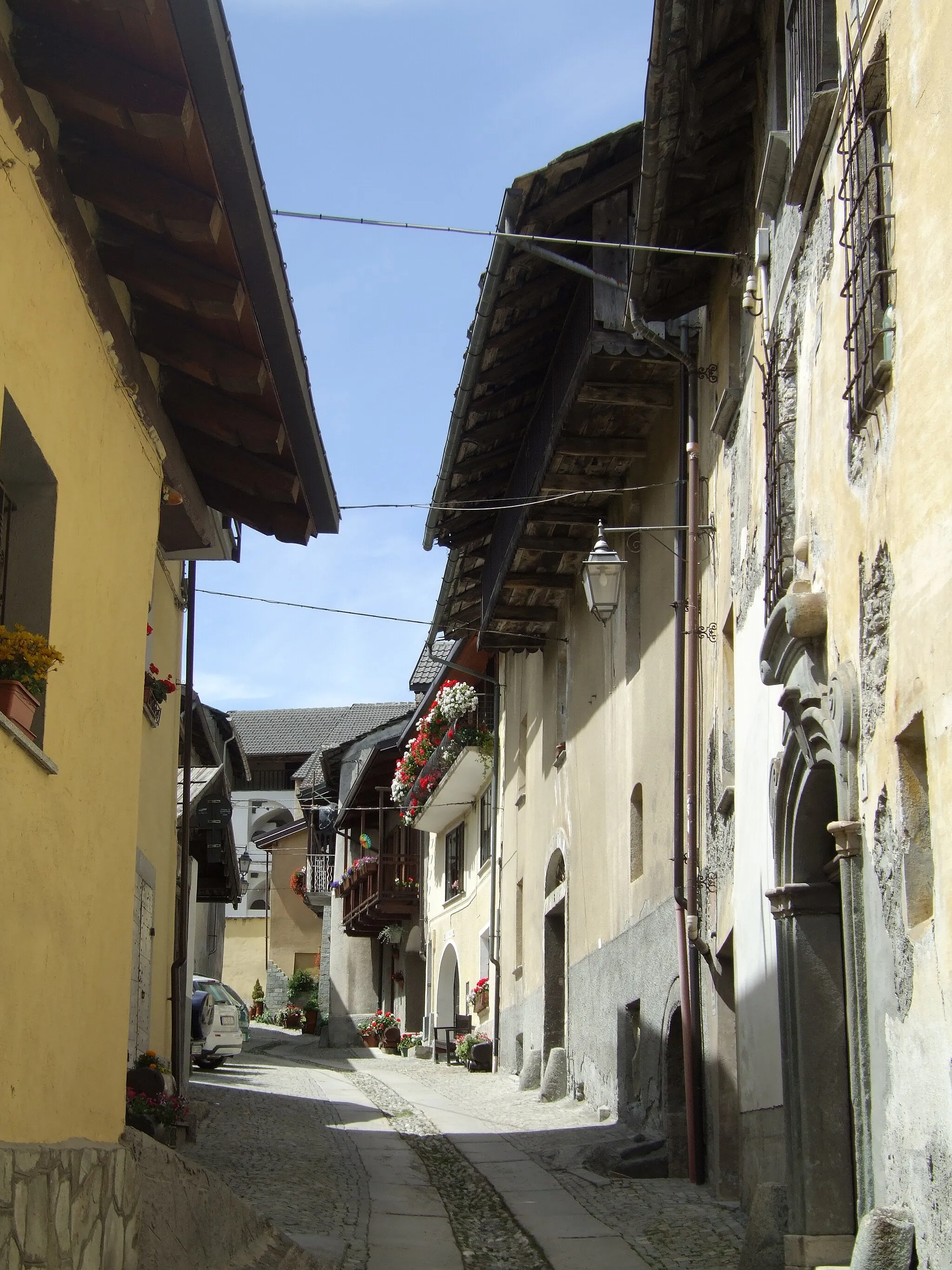 Photo showing: Uno scorcio del Centro storico di di Salbertrand.