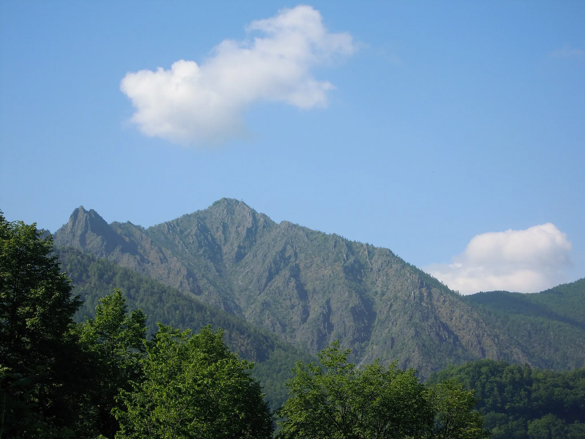 Photo showing: Uja di Calcante dalle alture di Pessinetto