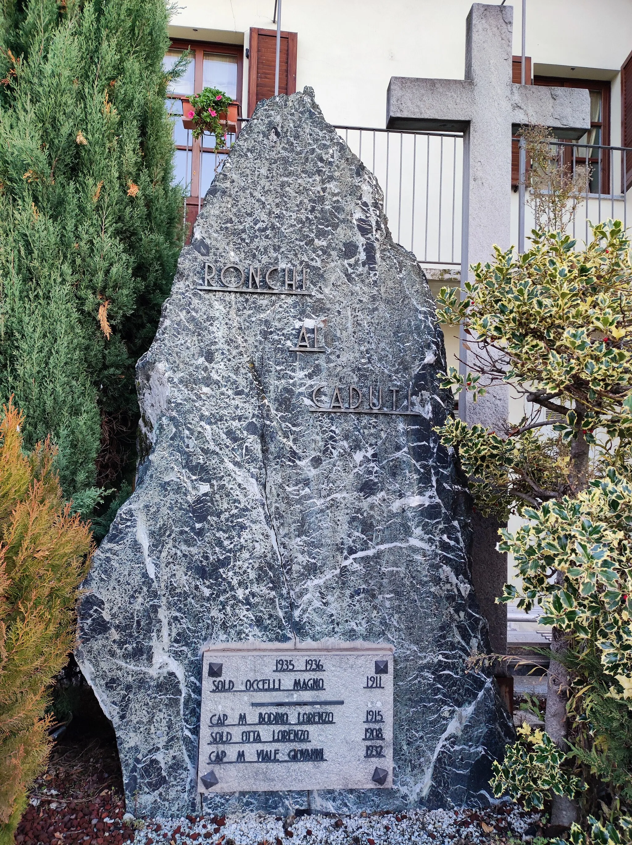 Photo showing: Commemorative stone in Cuneo