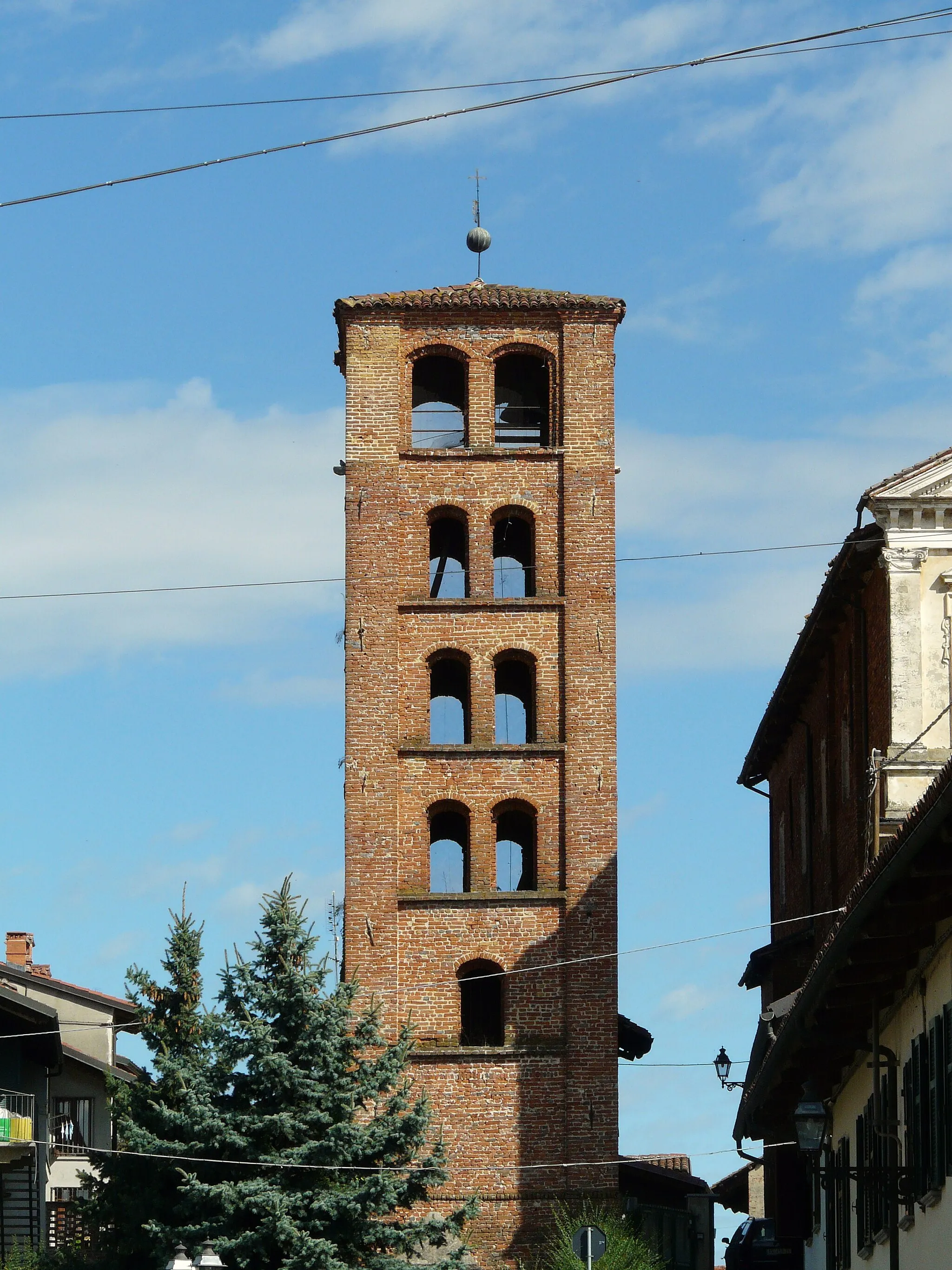 Photo showing: Torre civica, Marene, Piemonte, Italia