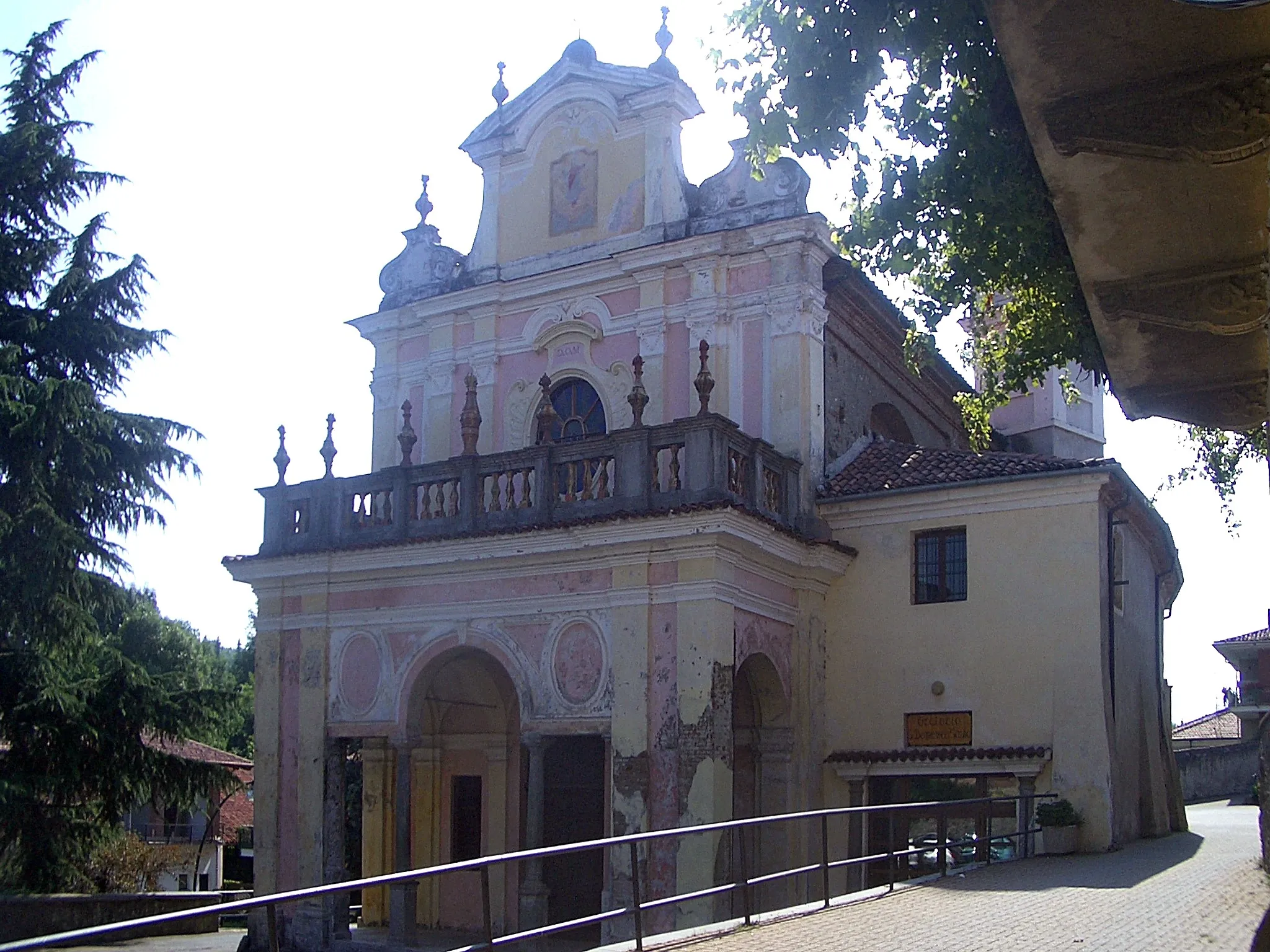 Photo showing: San Martino Canavese, the church of Santa Marta, the facade