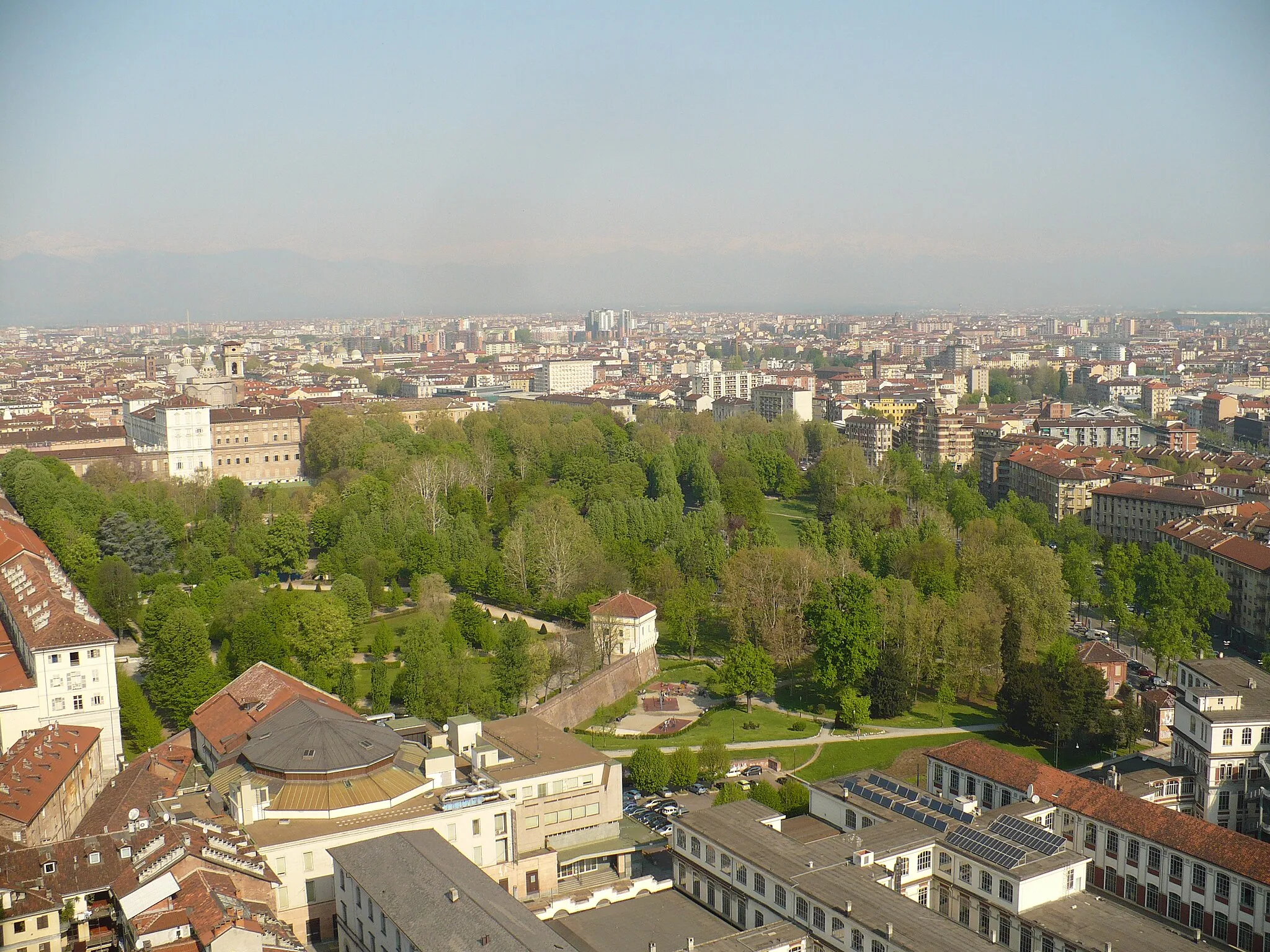 Photo showing: Giardini Reali visti dalla Mole Antonelliana - Torino - Italia
