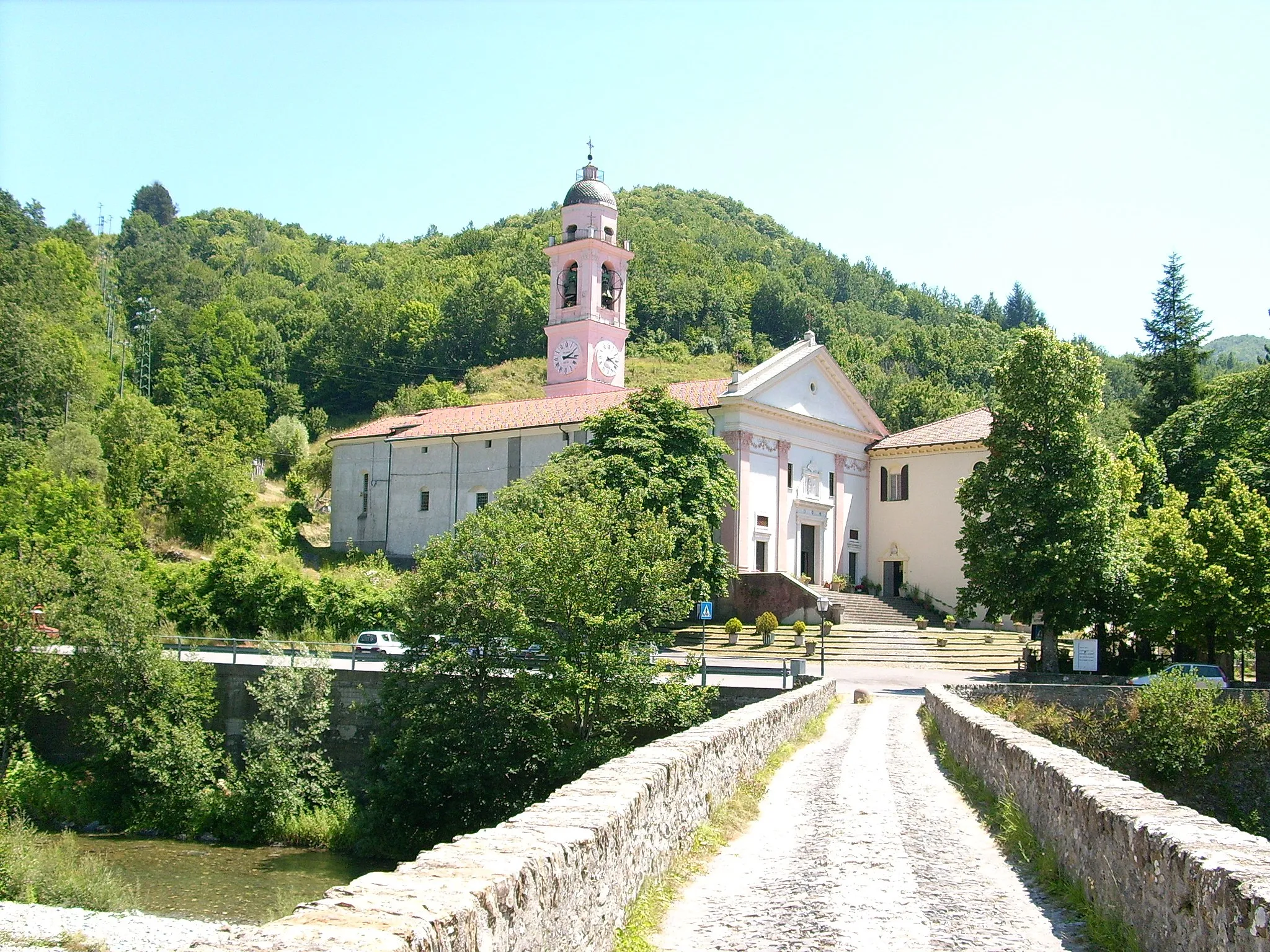 Photo showing: Santuario di Nostra Signora di Montebruno, Liguria, Italia
