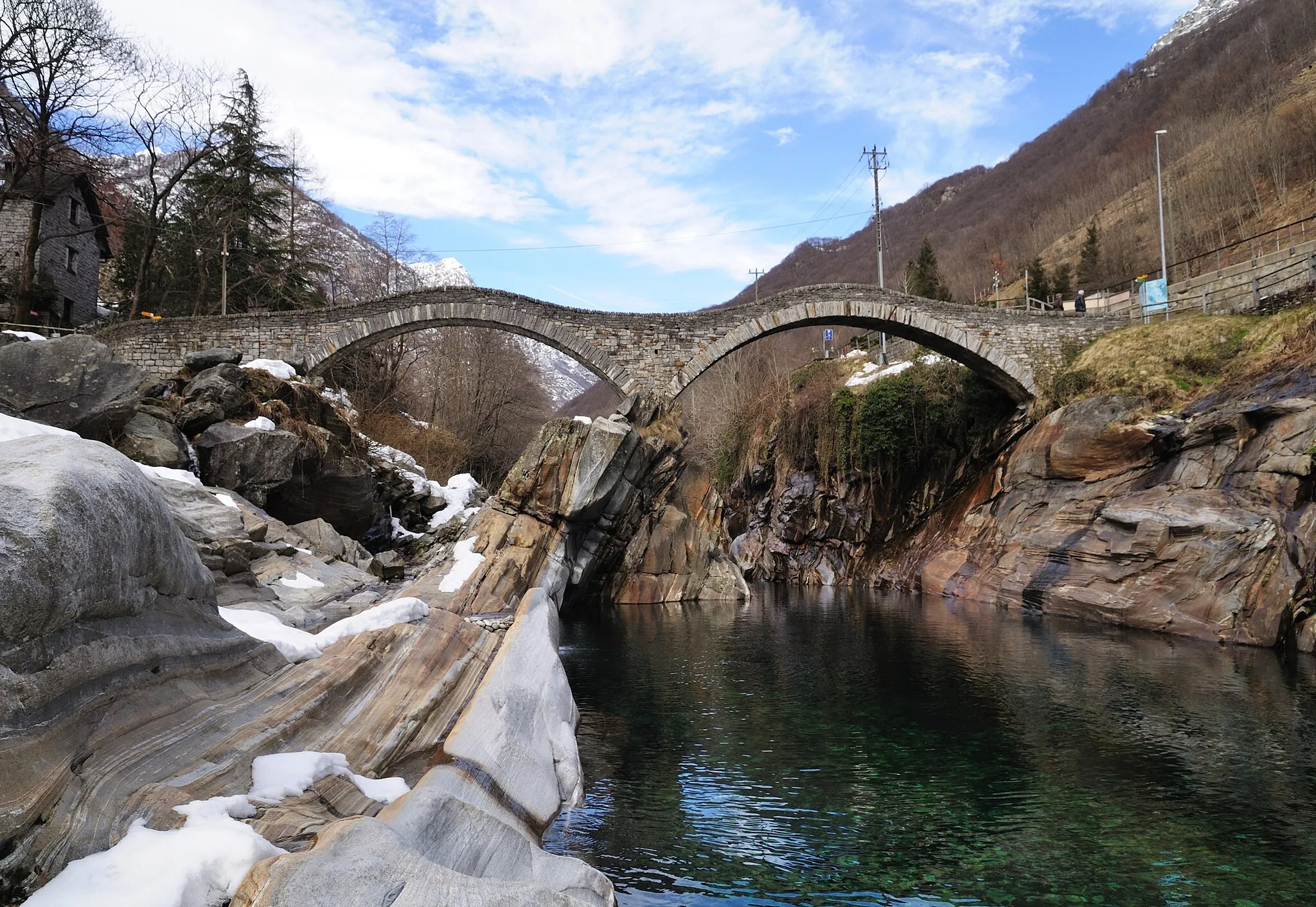 Photo showing: Lavertezzo: Ponte dei Salti