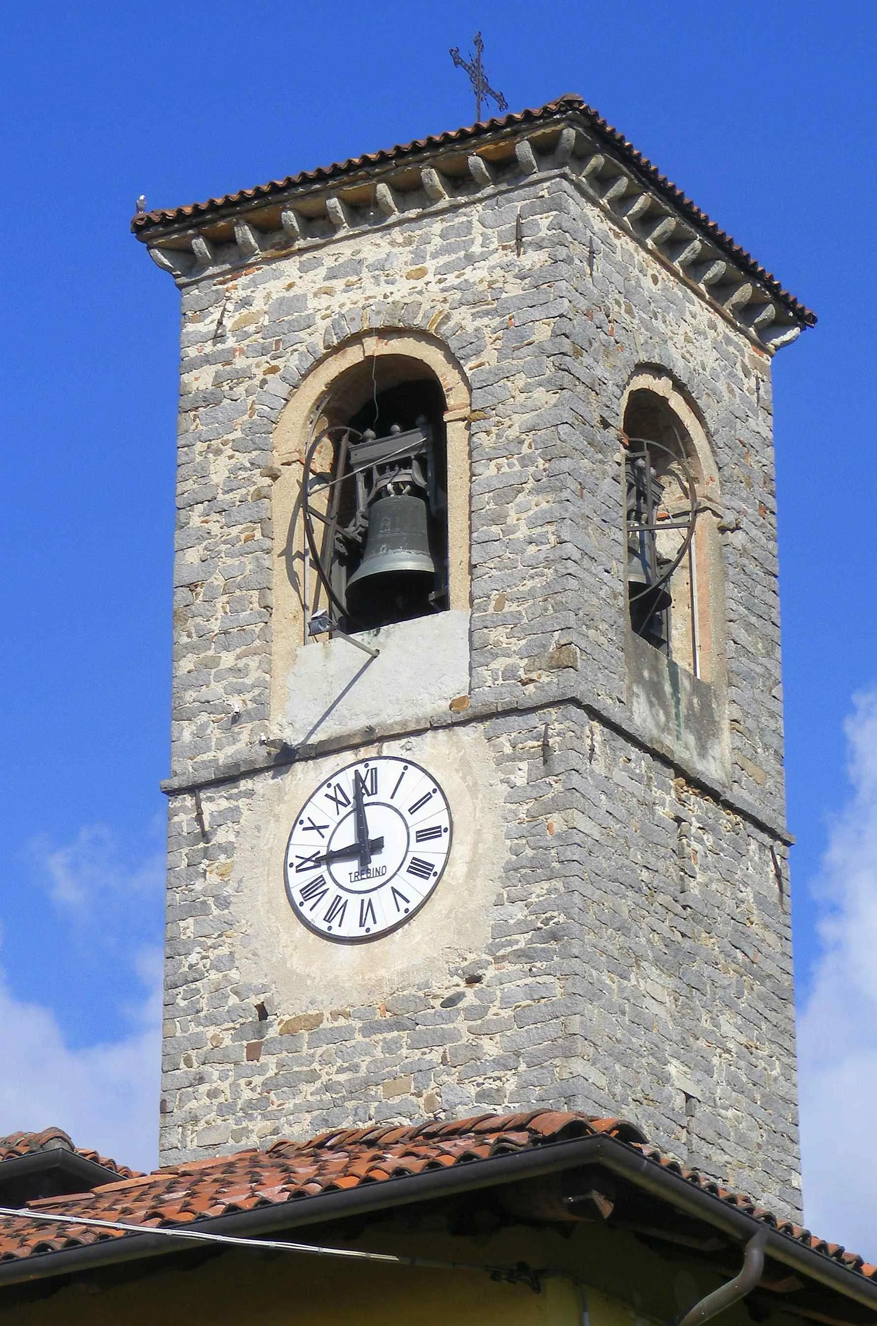 Photo showing: Pralungo (BI, Italy): church tower