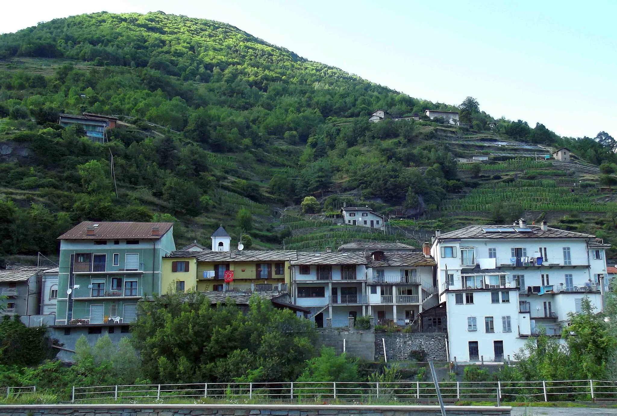 Photo showing: Pomaretto (TO, Italy):  panorama