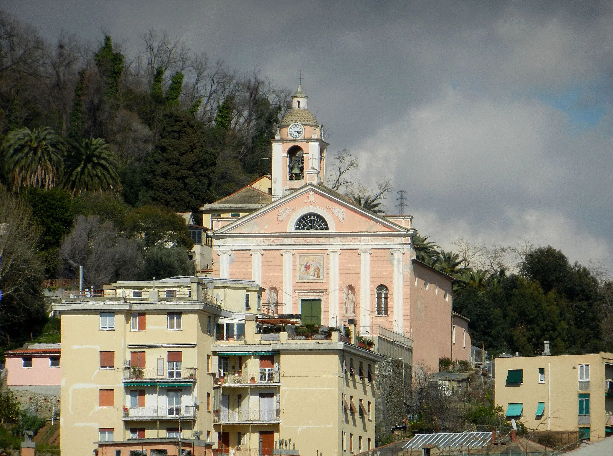 Photo showing: Genova Multedo, la chiesa di S. Maria di Monte Oliveto