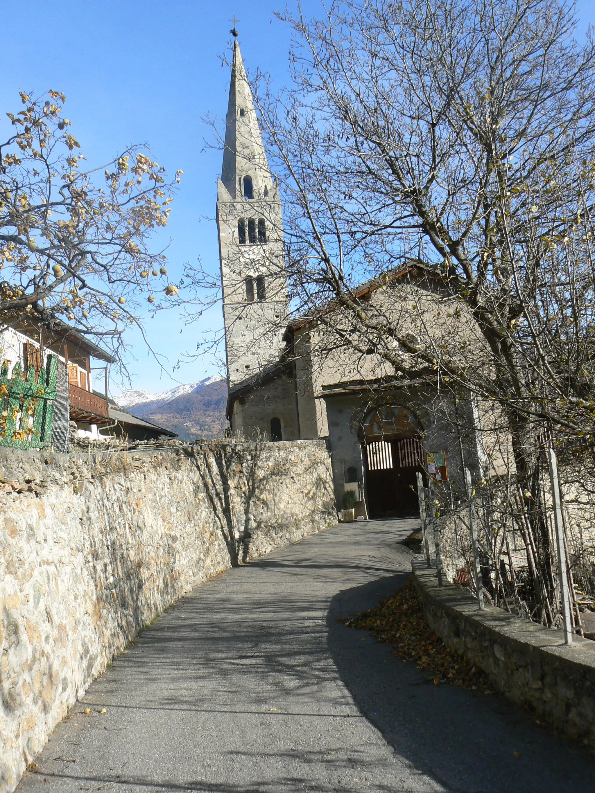 Photo showing: La Chiesa di San Gregorio Magno a Savoulx