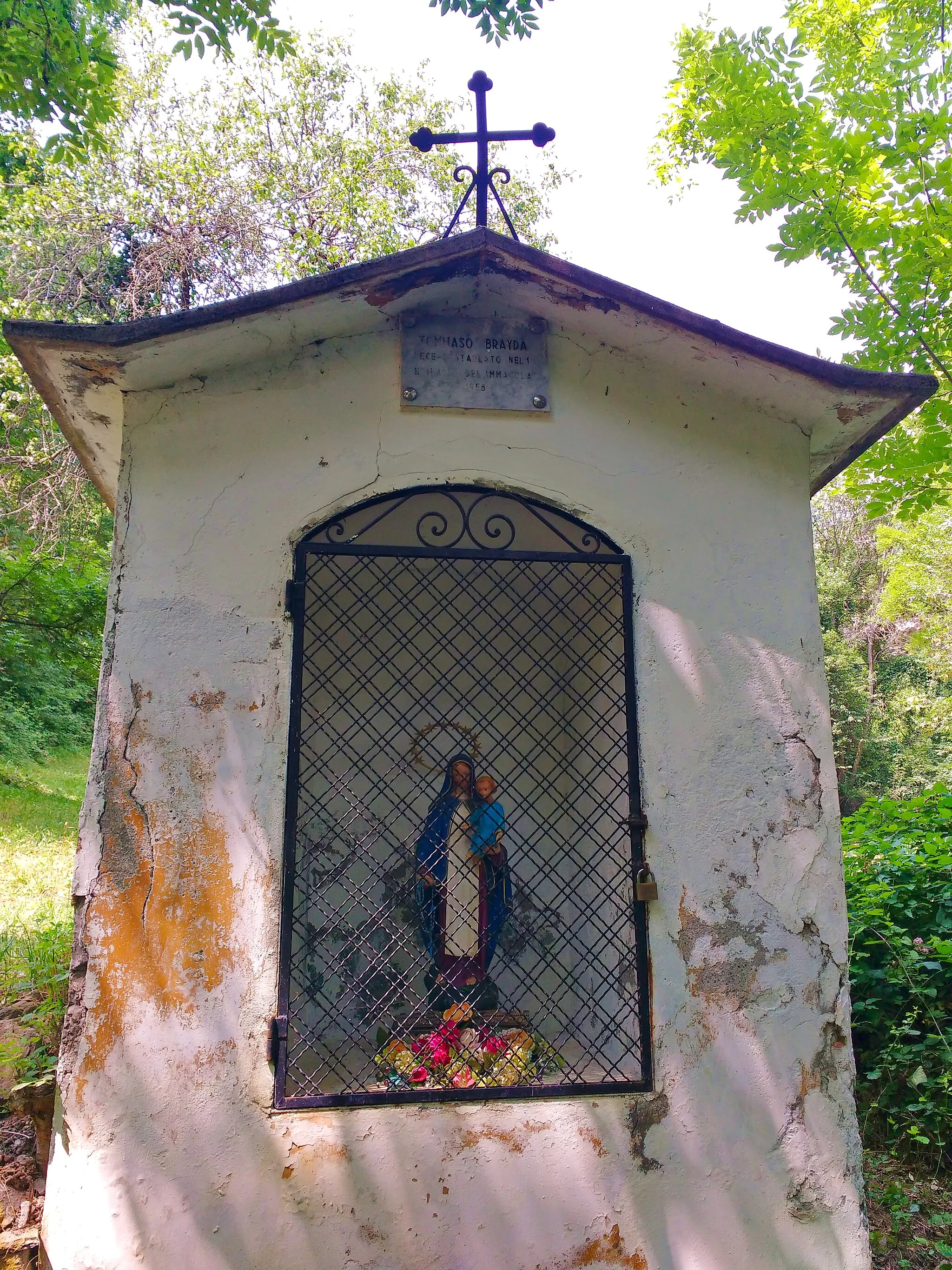 Photo showing: Pilone votivo di via Cantamerlo - Arnodera, Gravere