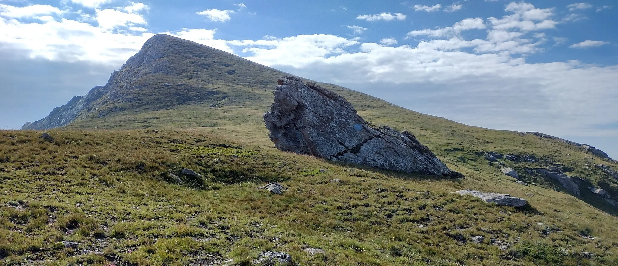 Photo showing: La Punta Fattiere vista da ovest (Alpi Cozie)