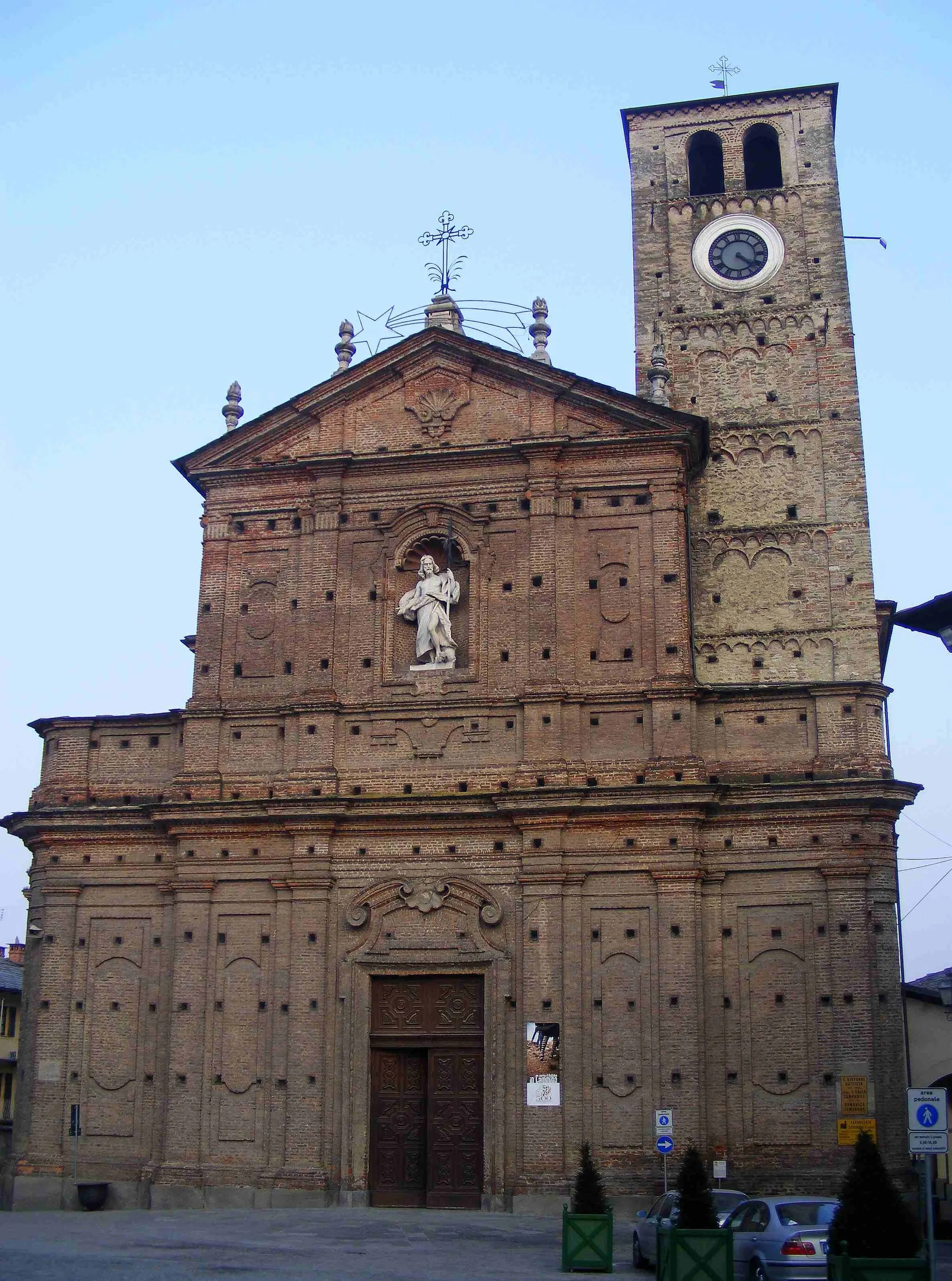 Photo showing: Barge (CN, Italy): John the Baptist's parish church