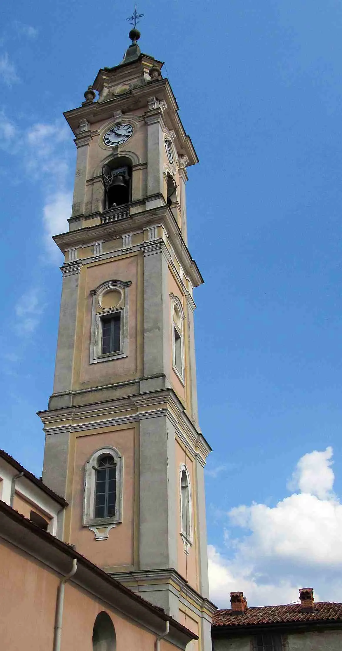 Photo showing: Bagnasco (CN, Italy): bell tower