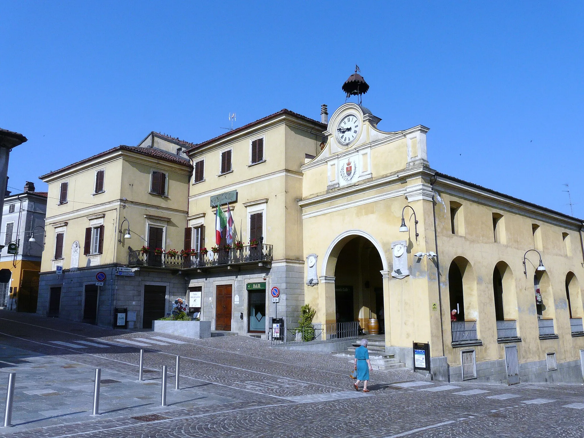 Photo showing: Palazzo del municipio, San Salvatore Monferrato, Piemonte, Italia
