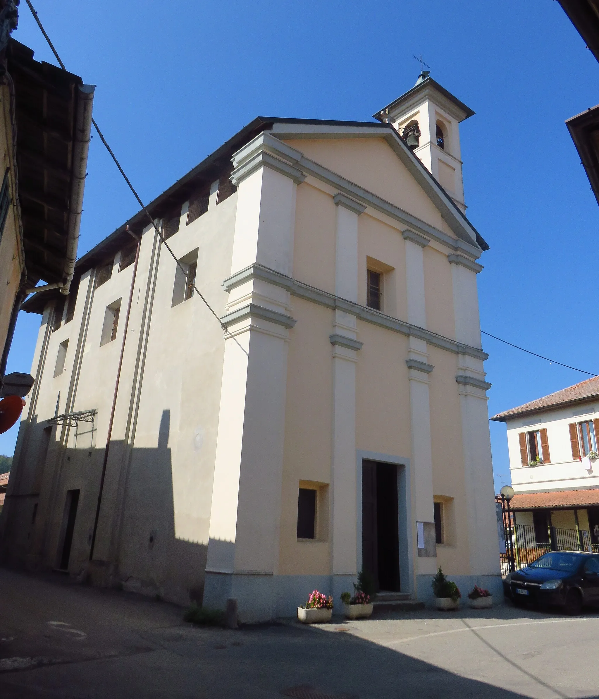 Photo showing: Marzalesco (Cureggio) Chiesa di San Pietro