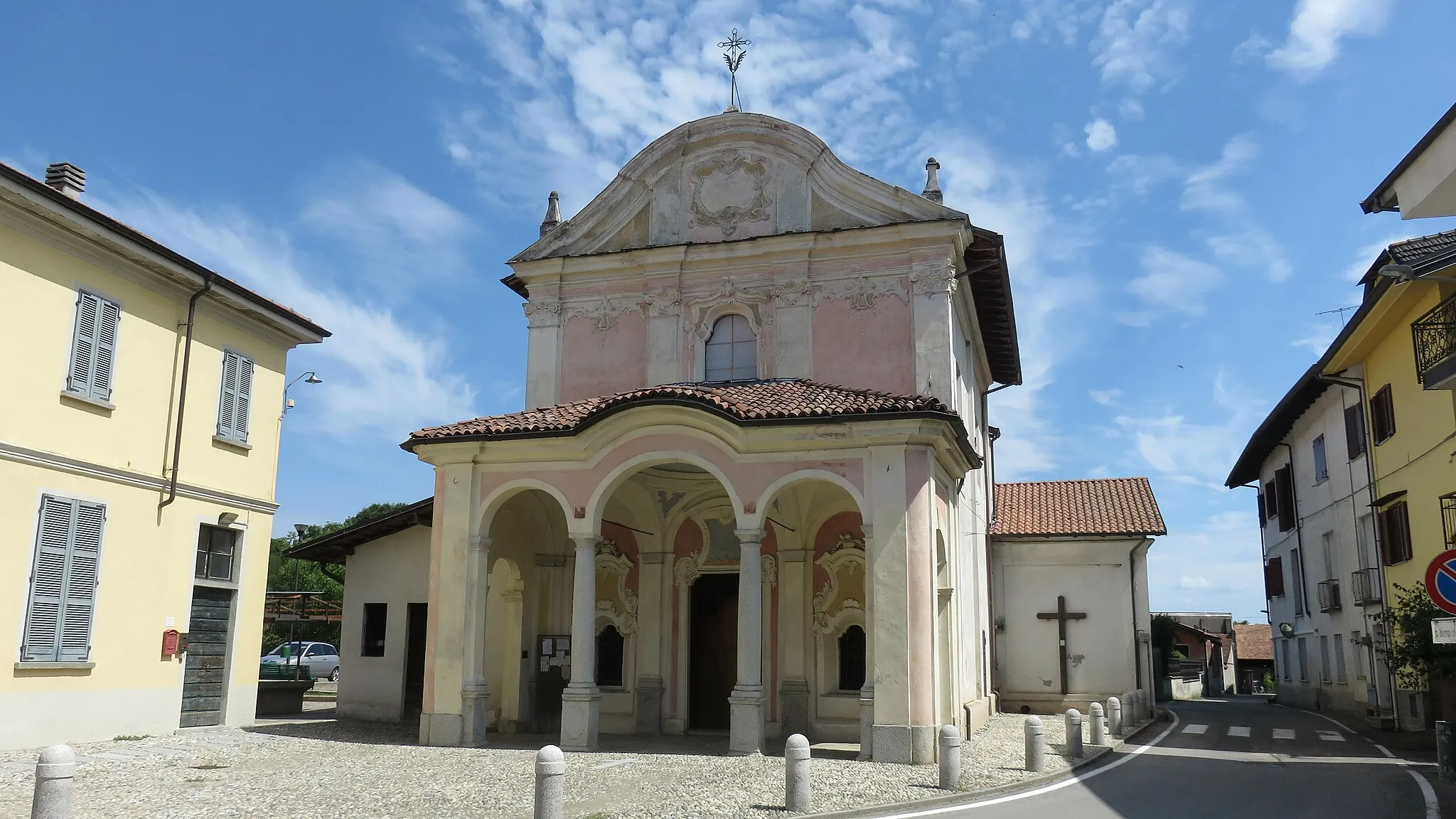 Photo showing: Cascine Enea (Cureggio) Chiesa di San Bernardo