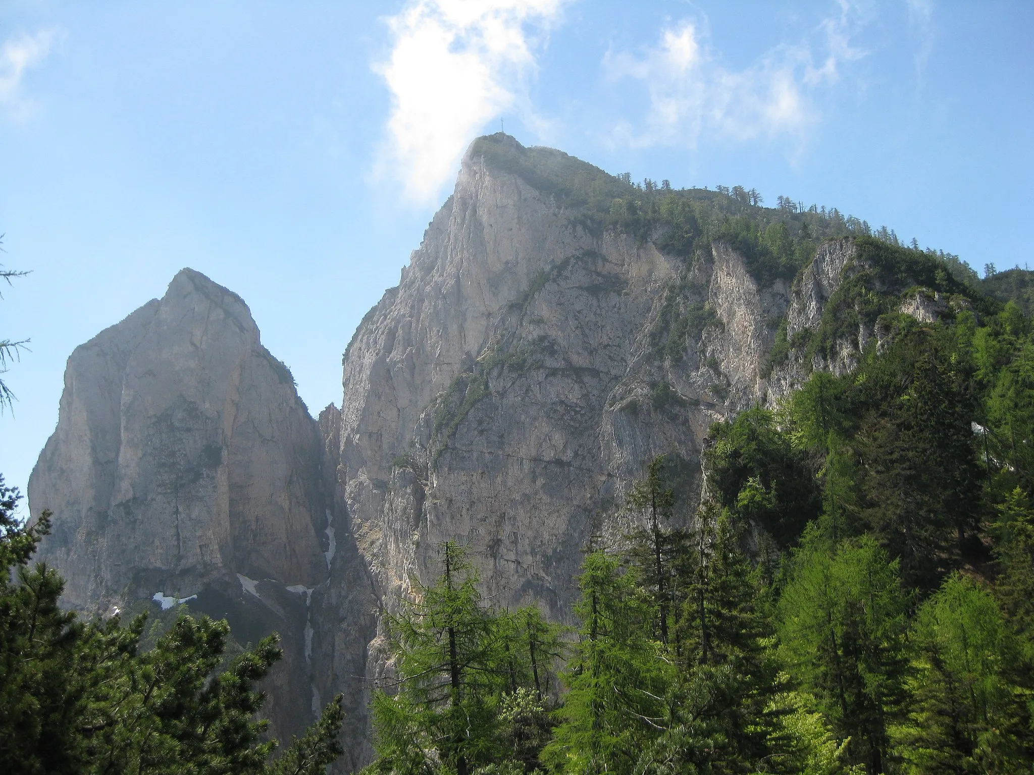 Photo showing: Die Wiggerspitze (Cima Roccapiana) von Norden gesehen aus der Einschartung zwischen Wiggerspitze und Monte Cucco