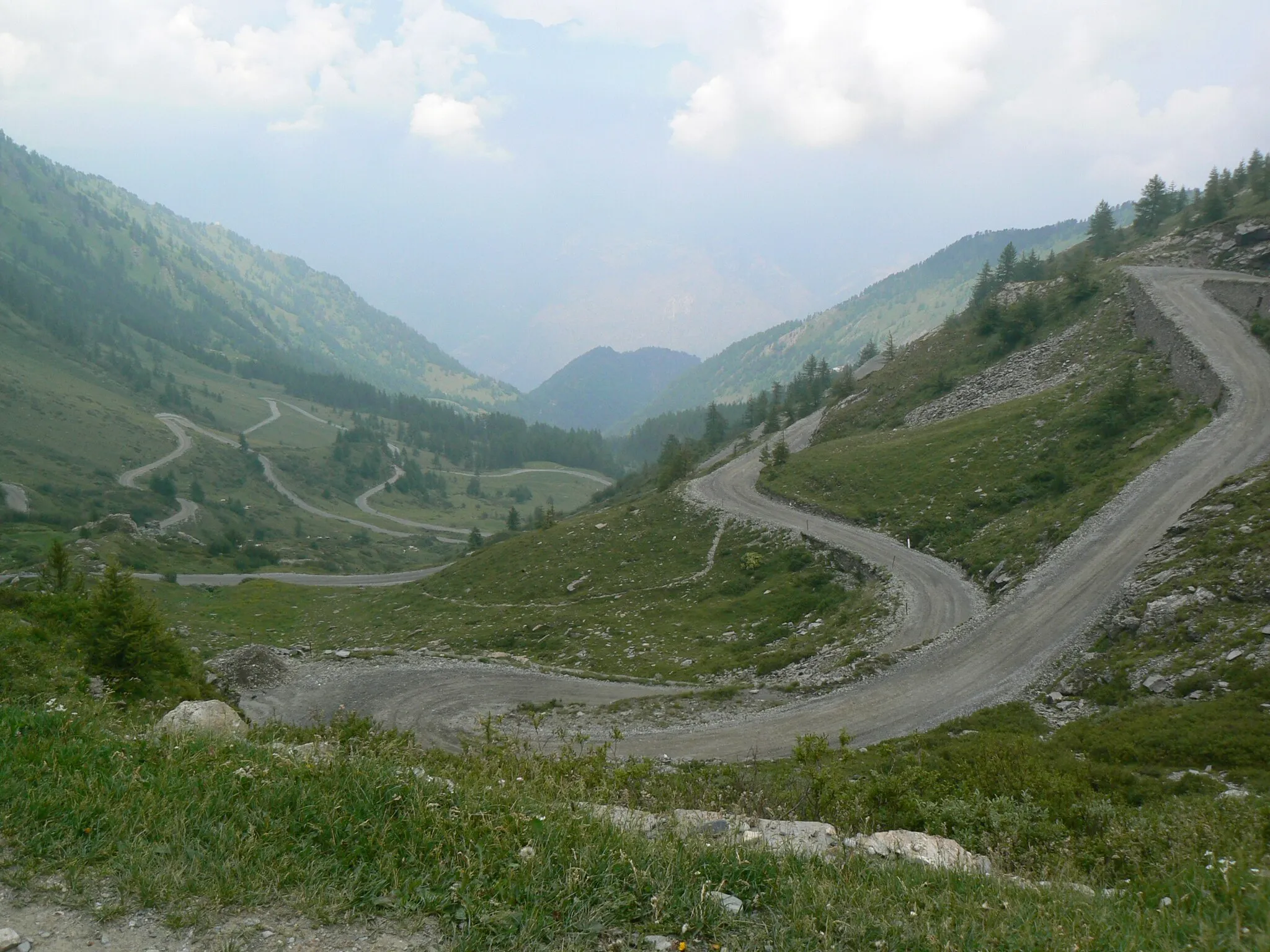 Photo showing: Gli ultimi chilometri dell'ascesa al Colle delle Finestre dal versante del comune di Meana di Susa