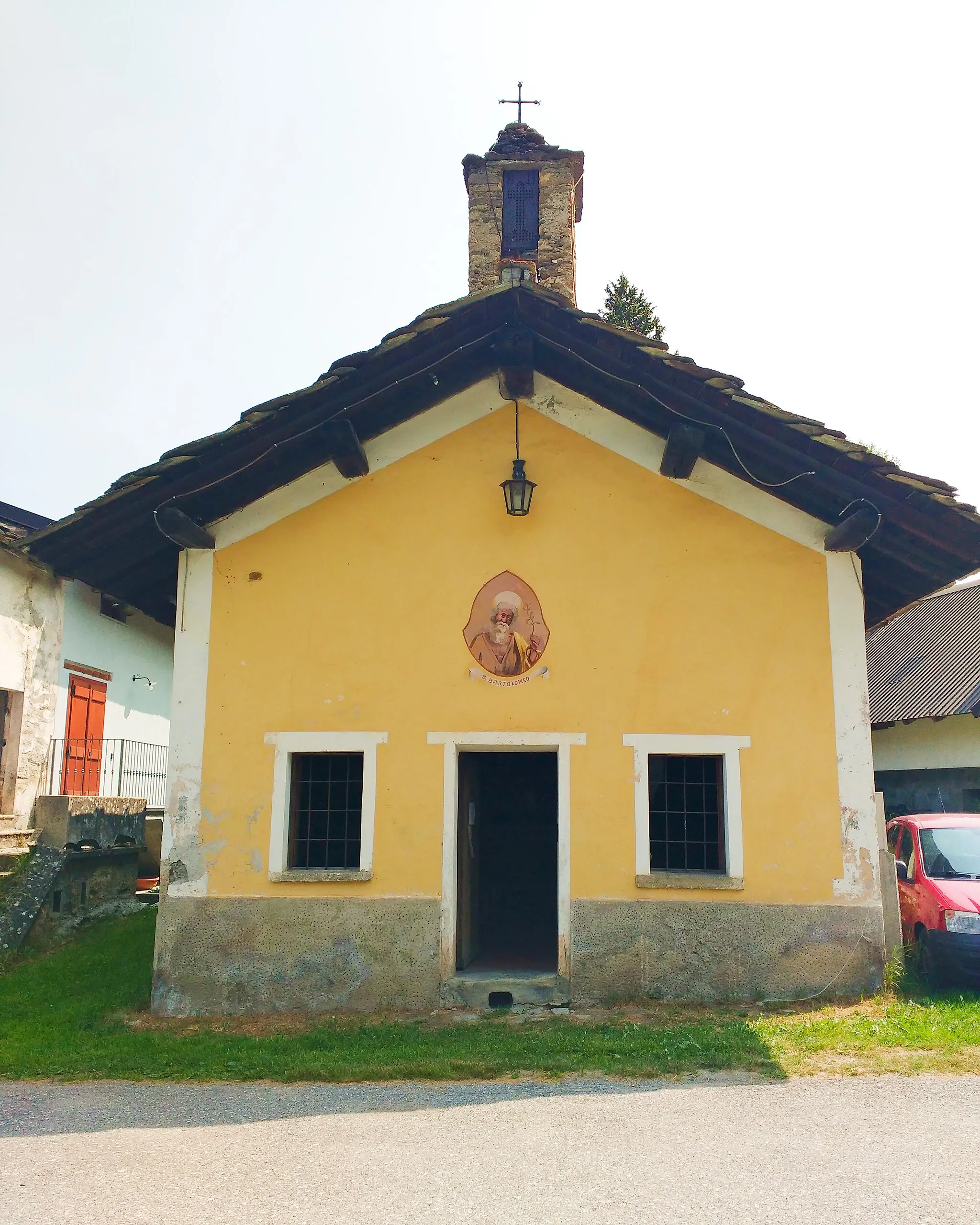 Photo showing: Cappella di San Bartolomeo (cappella a Chiomonte in località Frais)
