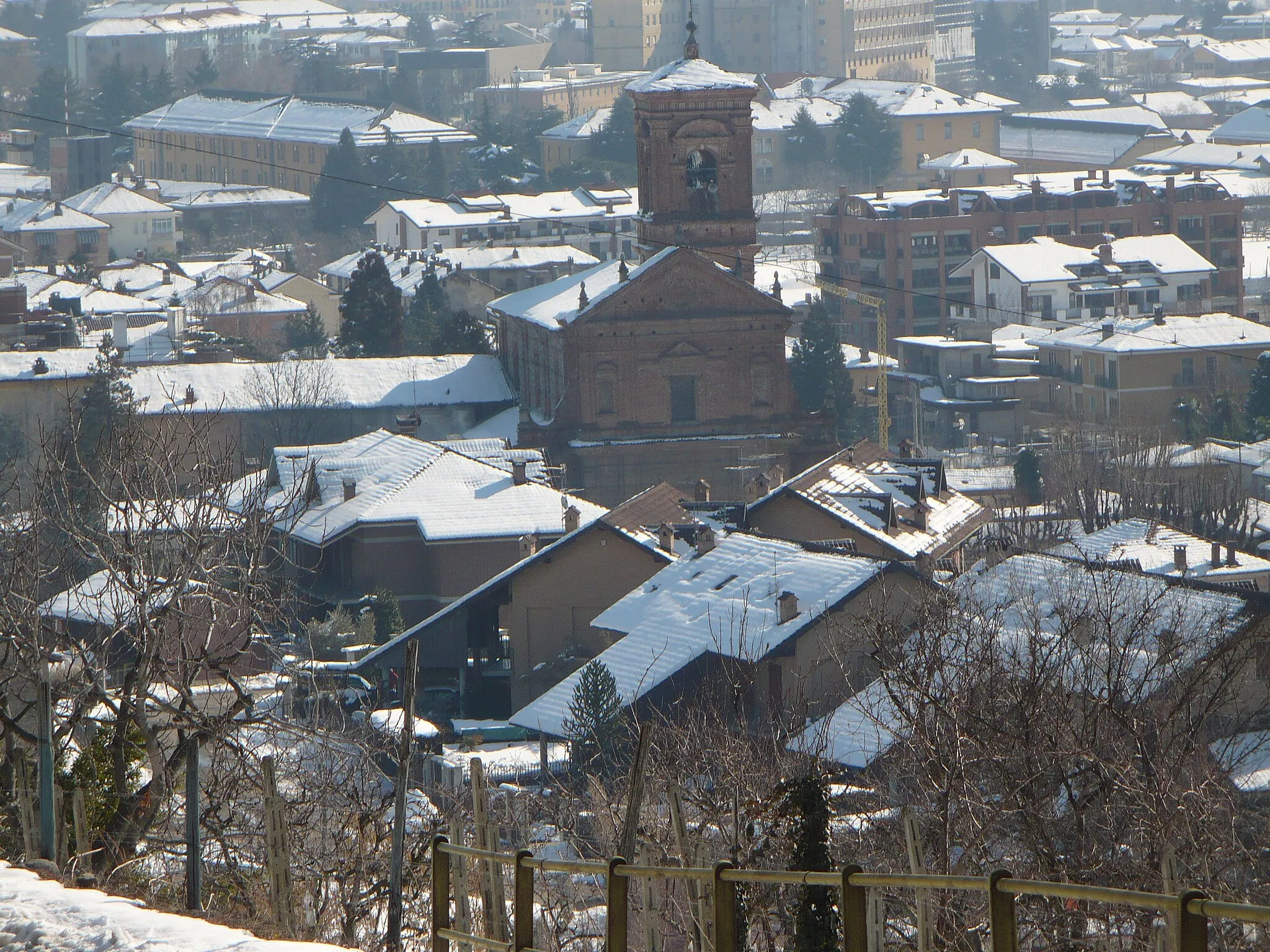 Photo showing: church of Abbadia Alpina - Pinerolo Province of Turin - Italy
