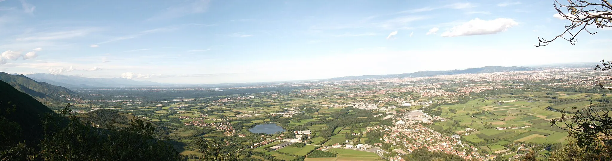 Photo showing: Musinè - panorama dalla vetta sulla pianura e su Torino