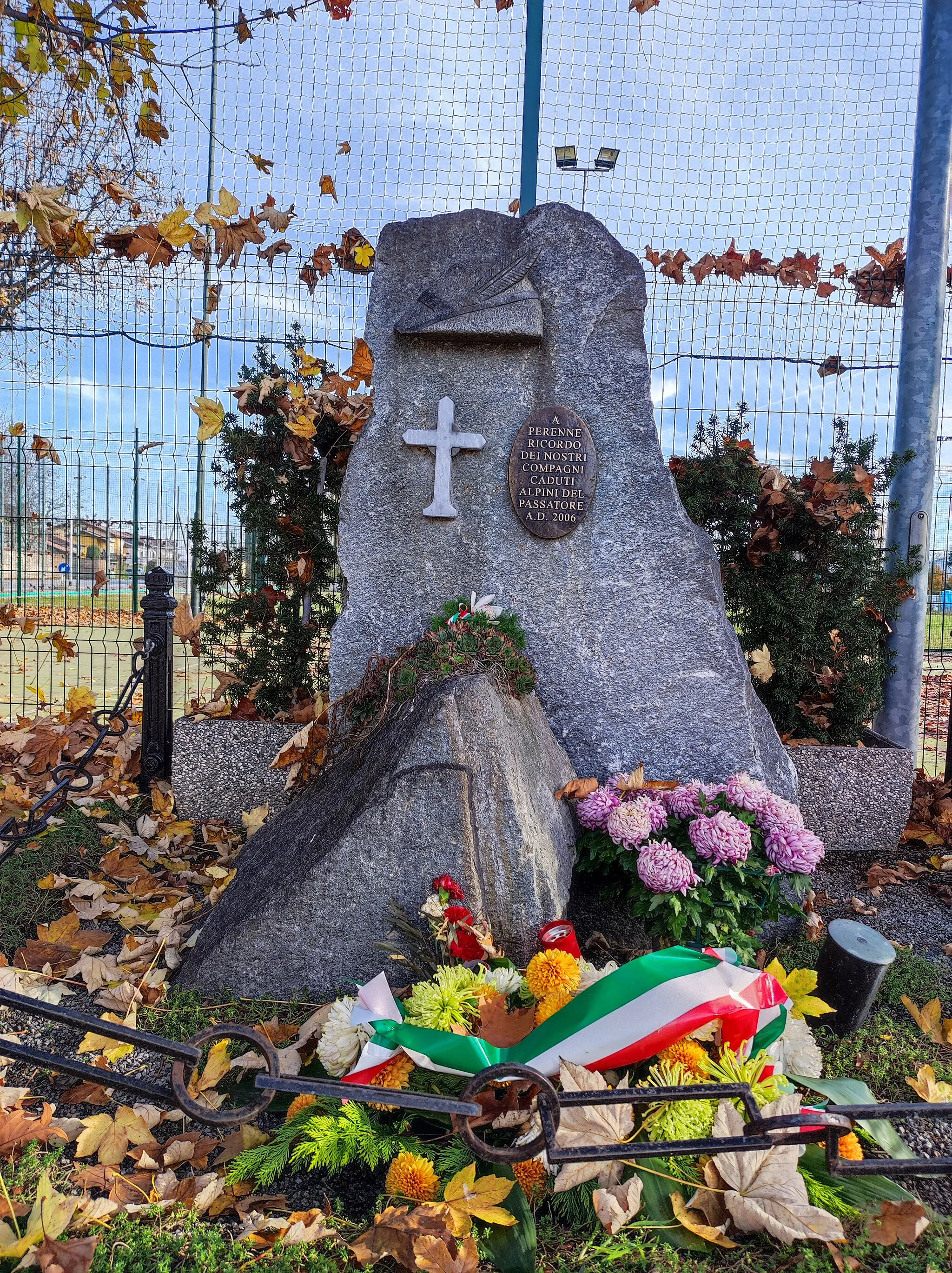 Photo showing: Memorial Stone in Passatore, Cuneo