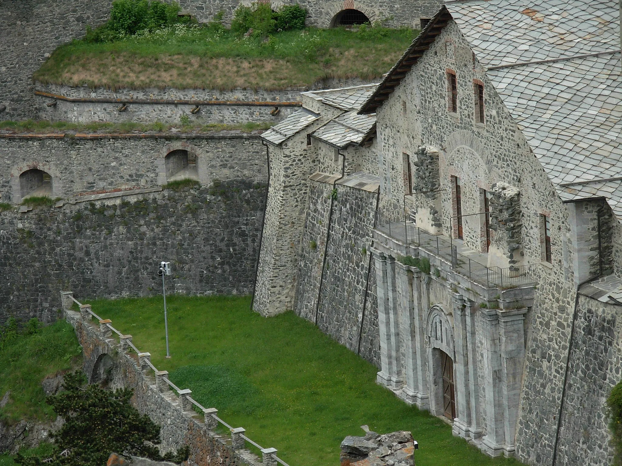 Photo showing: Forteresse de Fenestrelle, la porte Royale