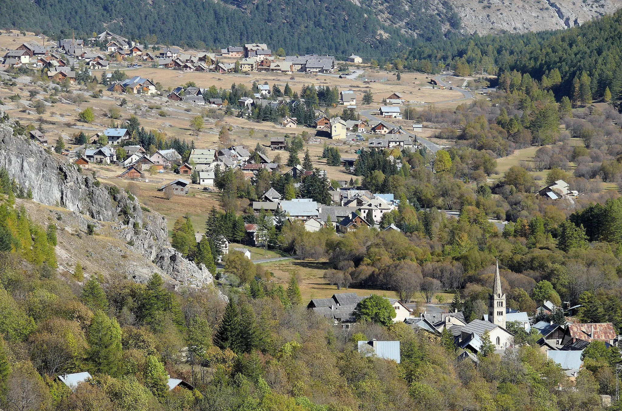 Photo showing: Névache - Ville haute et ville basse