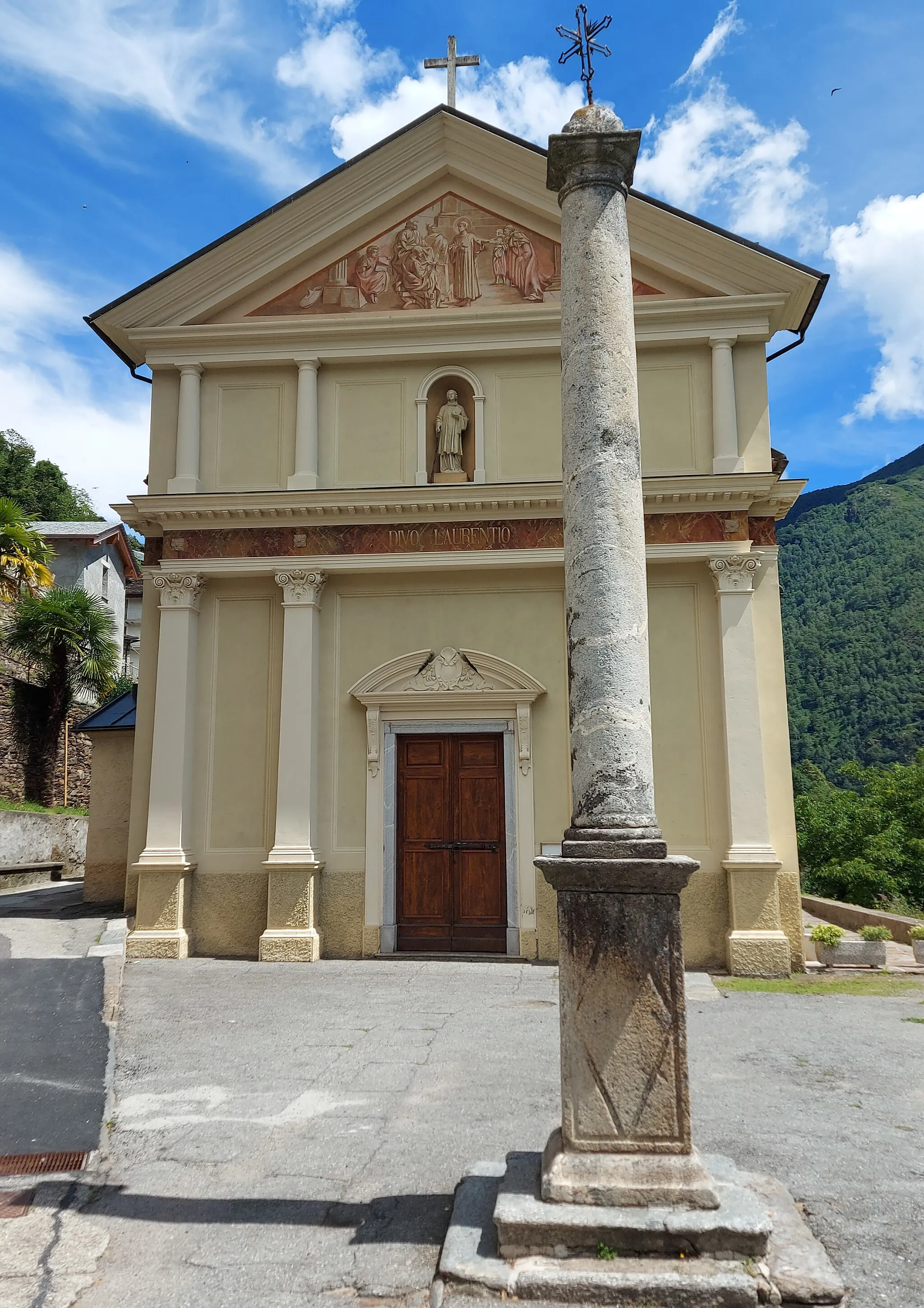 Photo showing: Chiesa di San Lorenzo a Falmenta (Valle Cannobina)