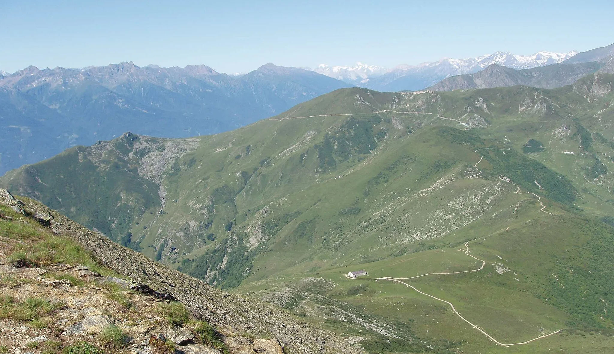Photo showing: Colombardo Pass from Punta Imperatoria (Italy, Piedmont)