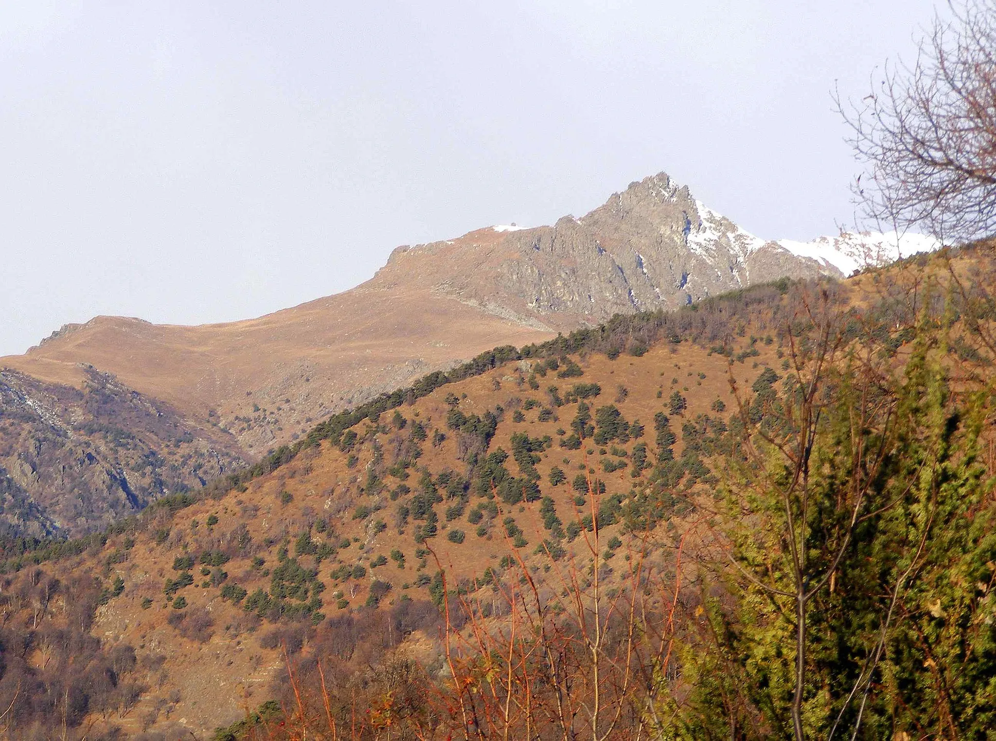 Photo showing: Rocca Patanua from Audani (Condove, TO, Italy)