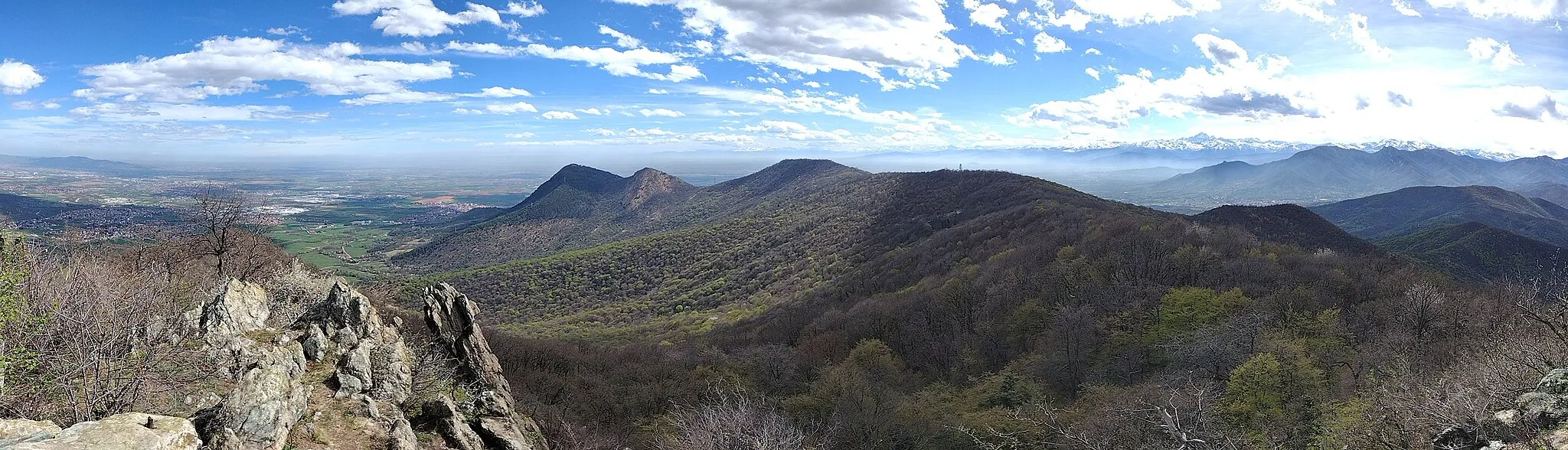 Photo showing: View from Monte Pietraborga (Cottian Alps, Italy)