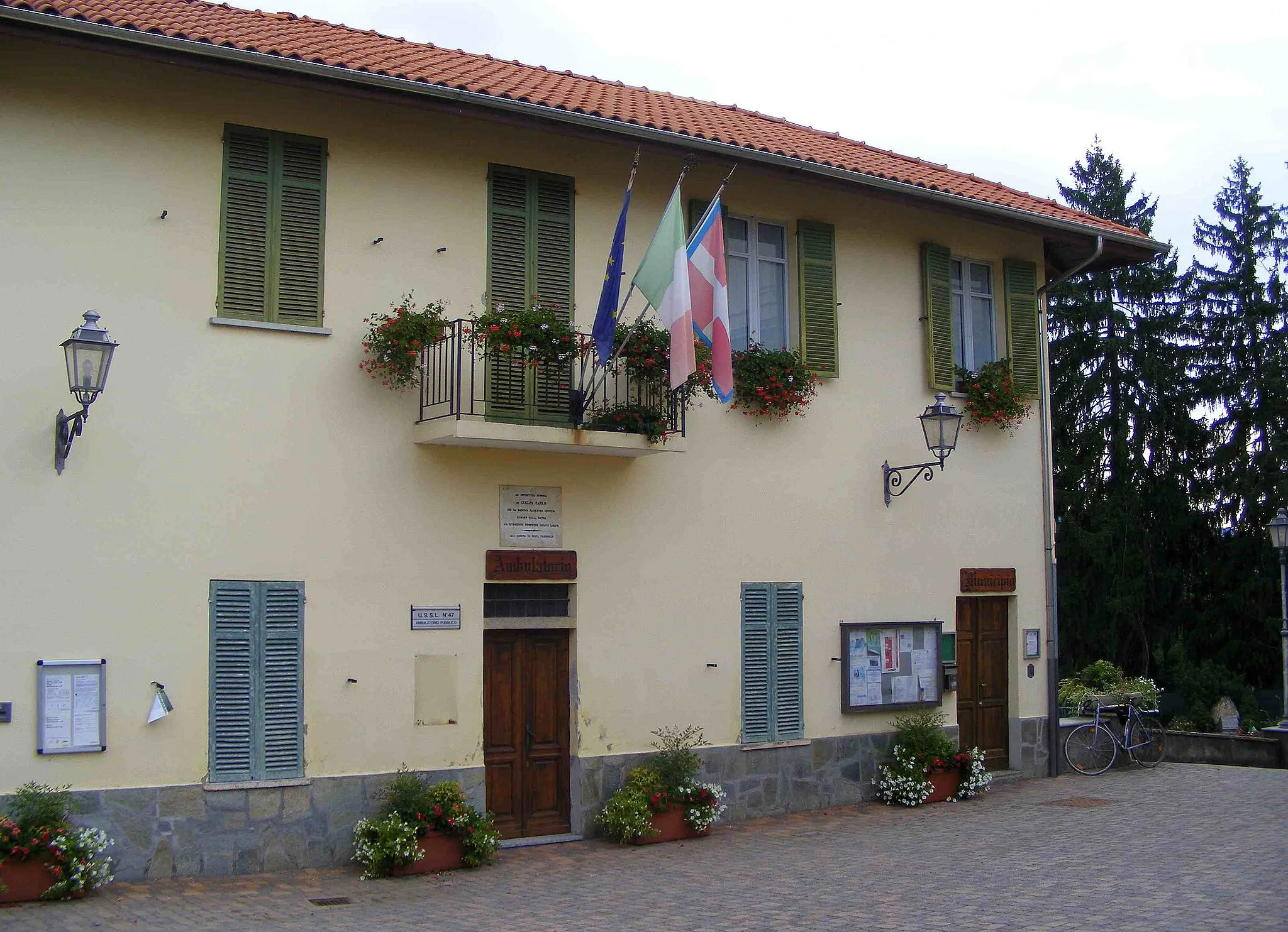 Photo showing: Ternengo (BI, Italy): town hall