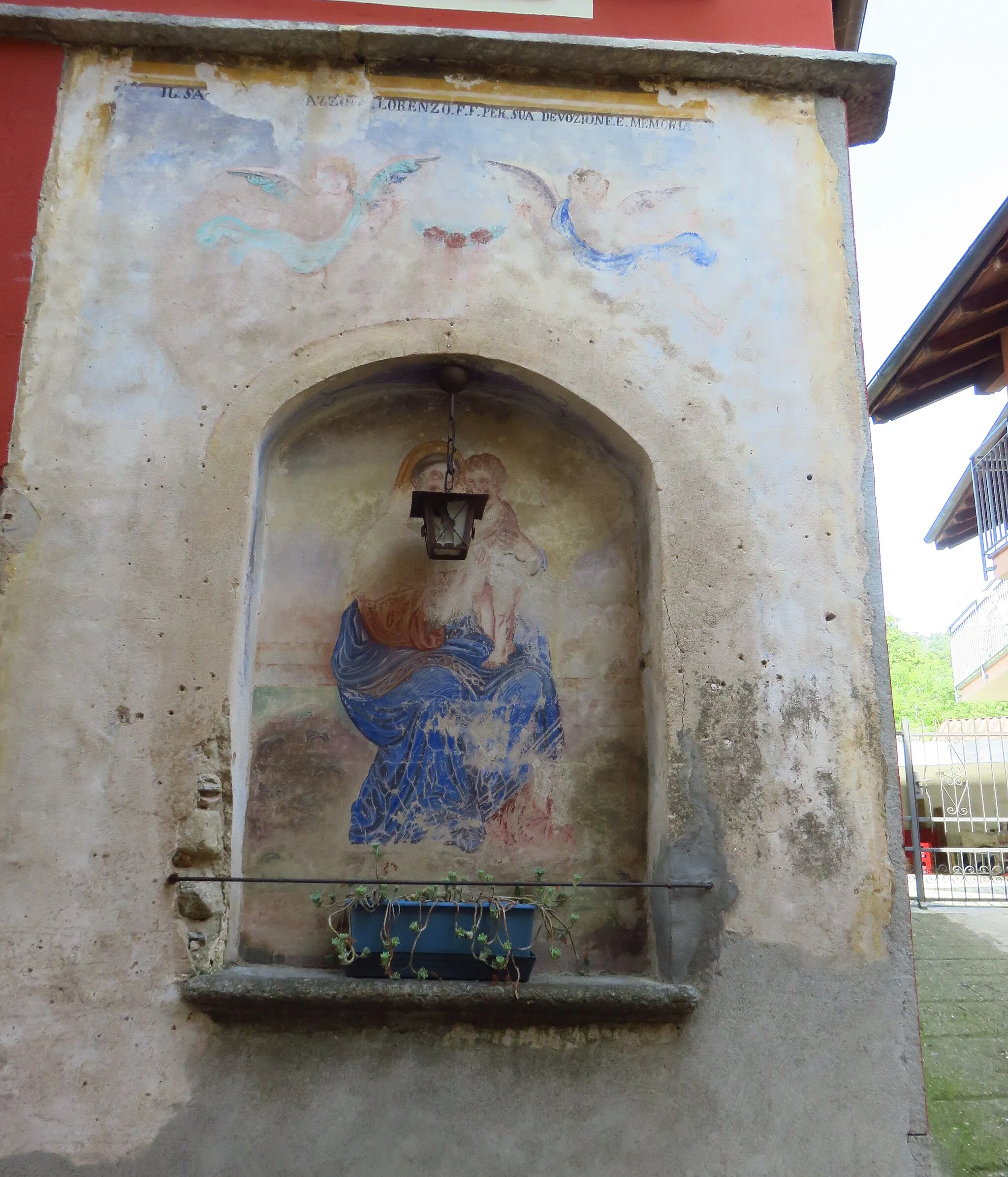 Photo showing: Montrigiasco (Arona) Affresco Via Vignola