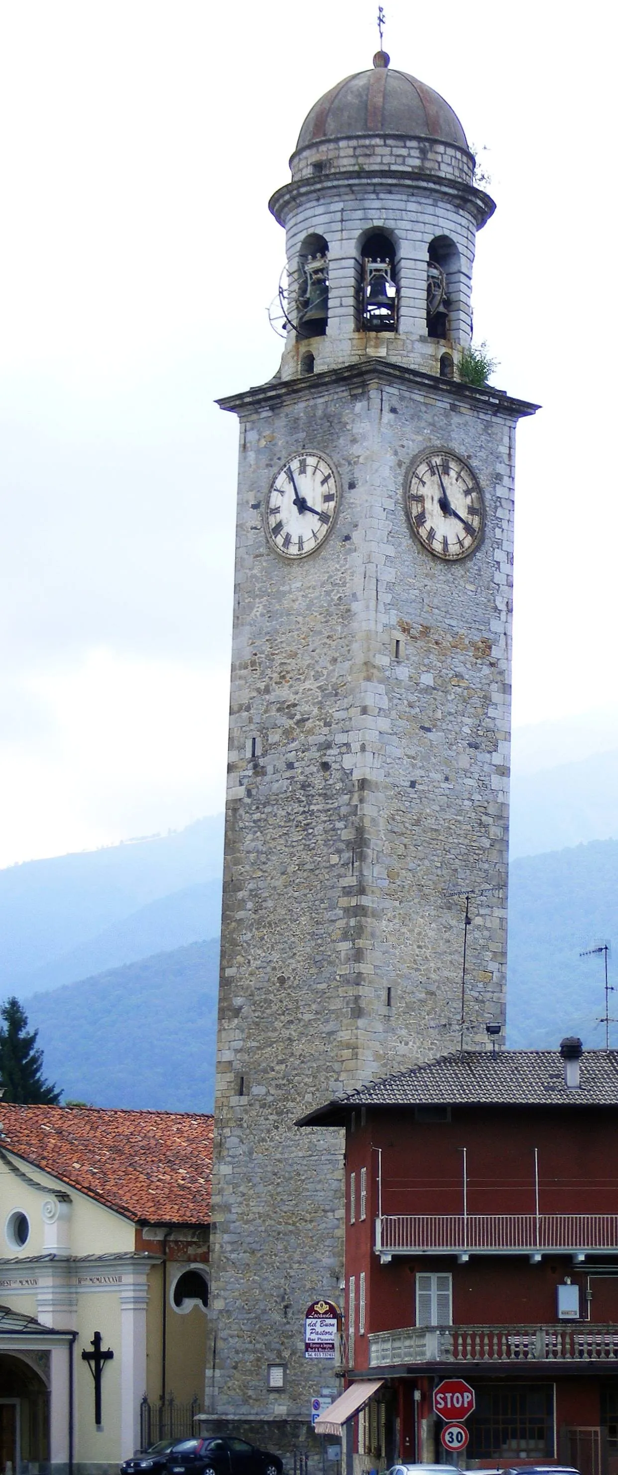 Photo showing: Croce Mosso (Vallemosso, BI, Italy): bell tower