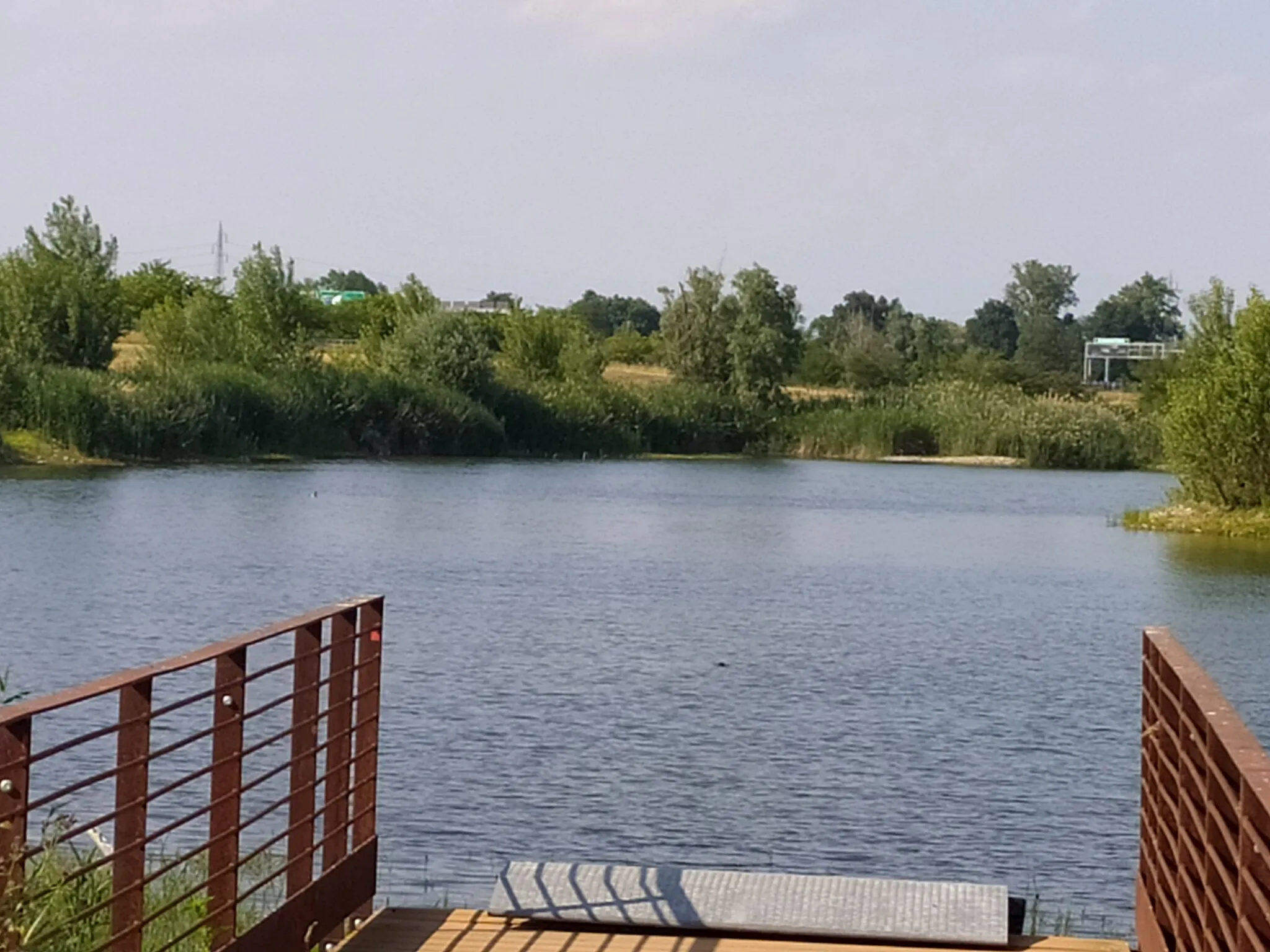 Photo showing: I Laghetti della Falcherà dal pontile