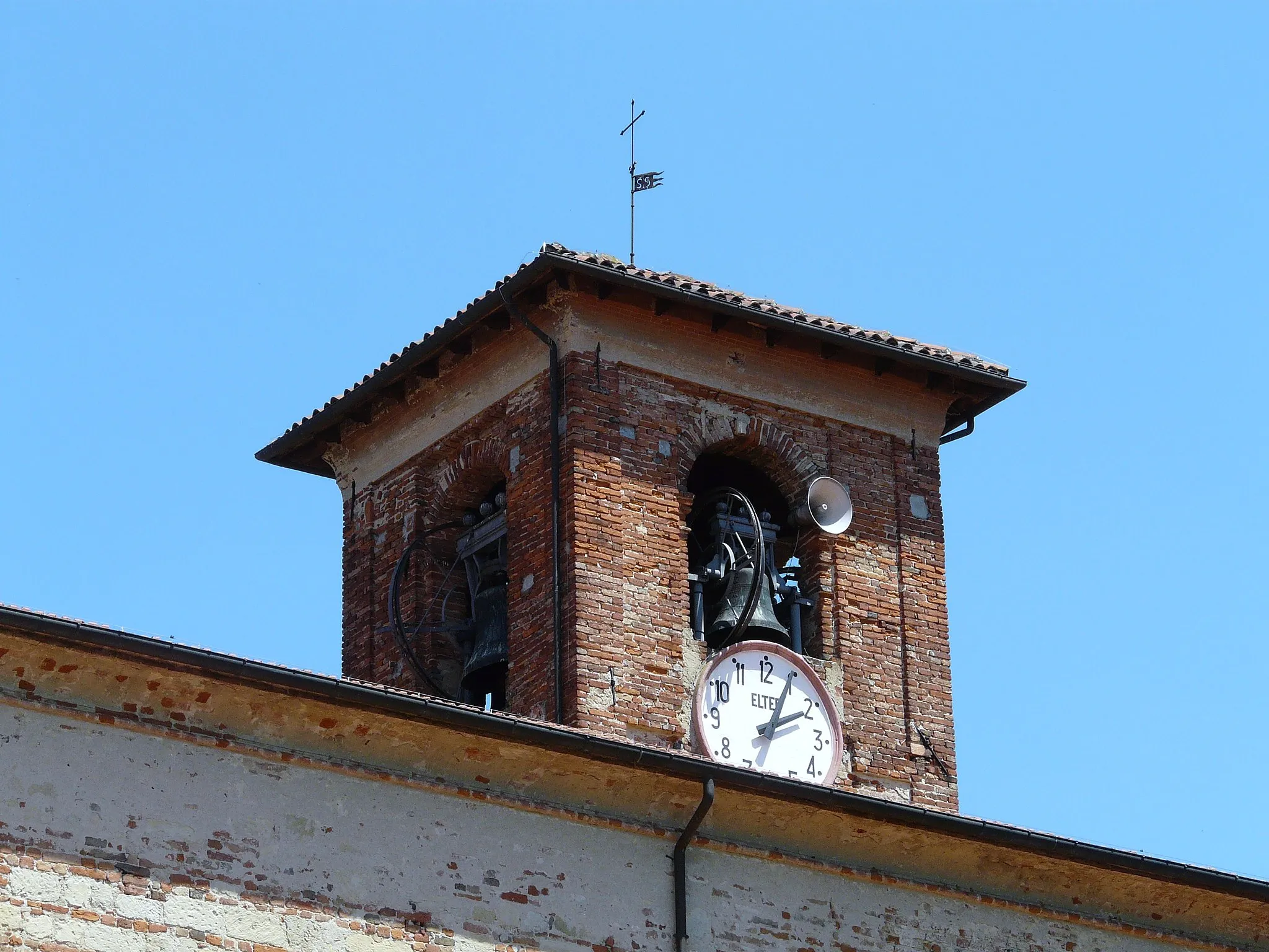 Photo showing: Campanile della Chiesa di San Giulio, Altavilla Monferrato, Piemonte, Italia