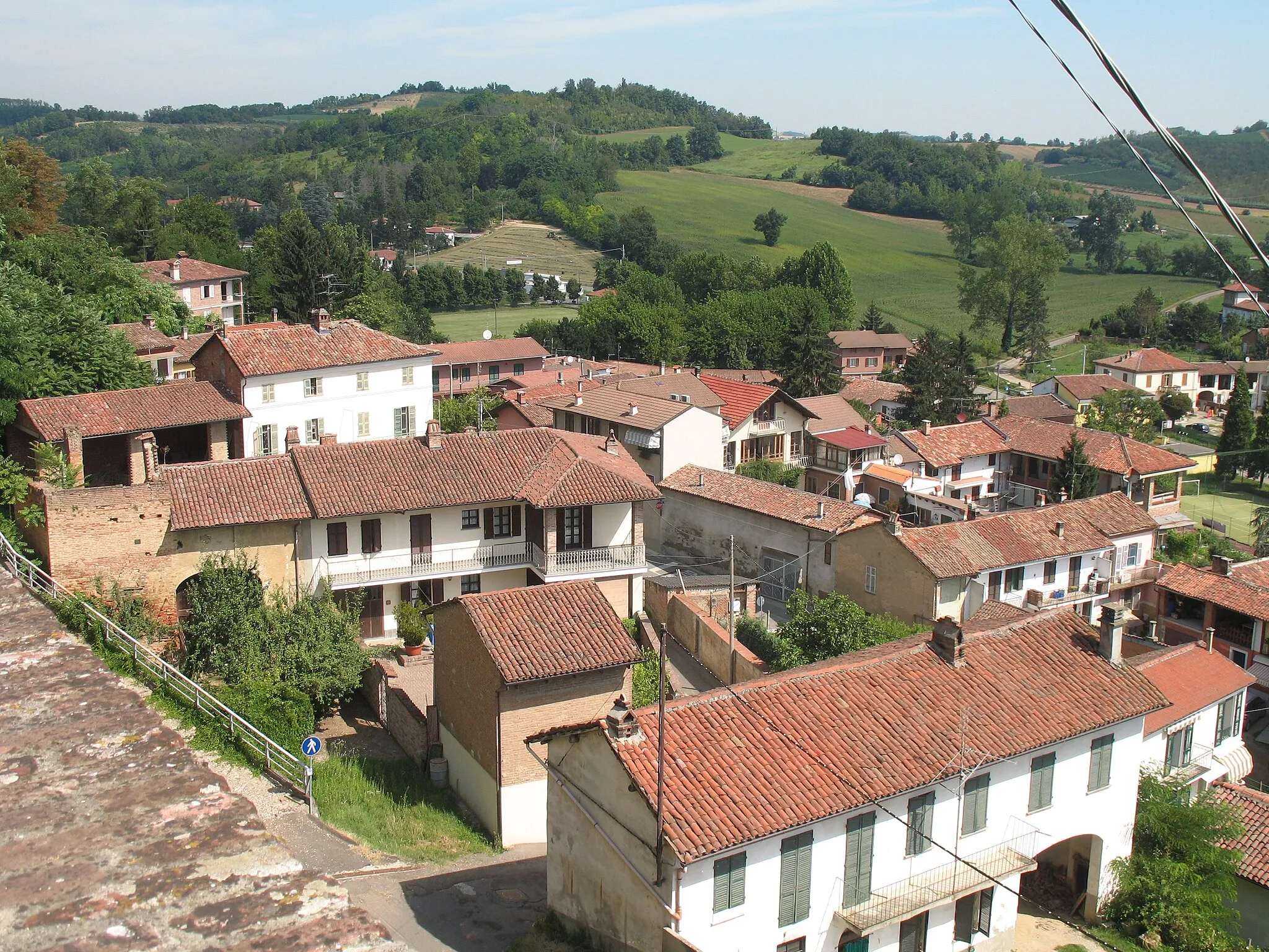 Photo showing: L'abitato di Fubine, Alessandria, Piemonte, Italia