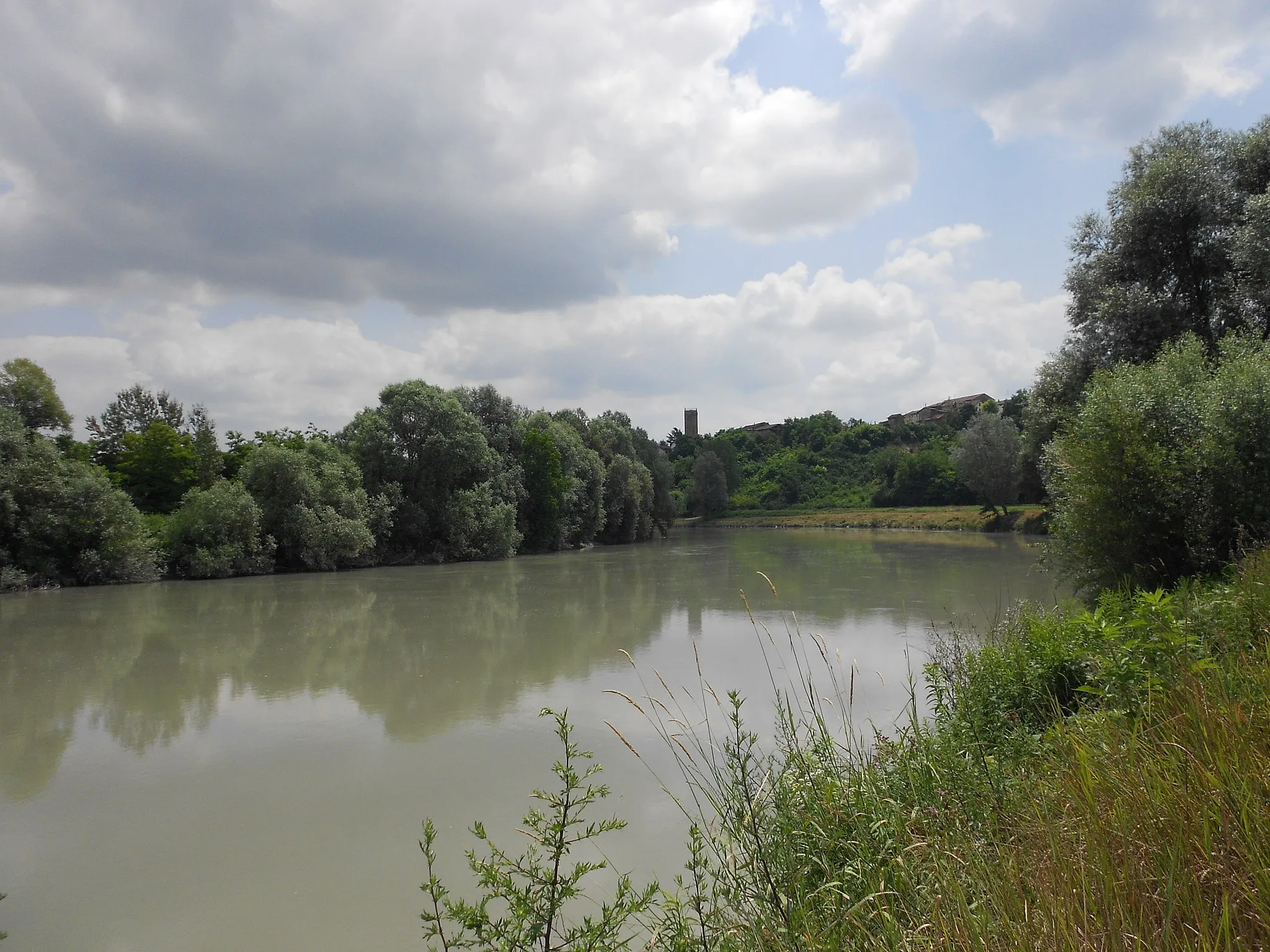 Photo showing: Tanaro river - Masio (AL) Italy