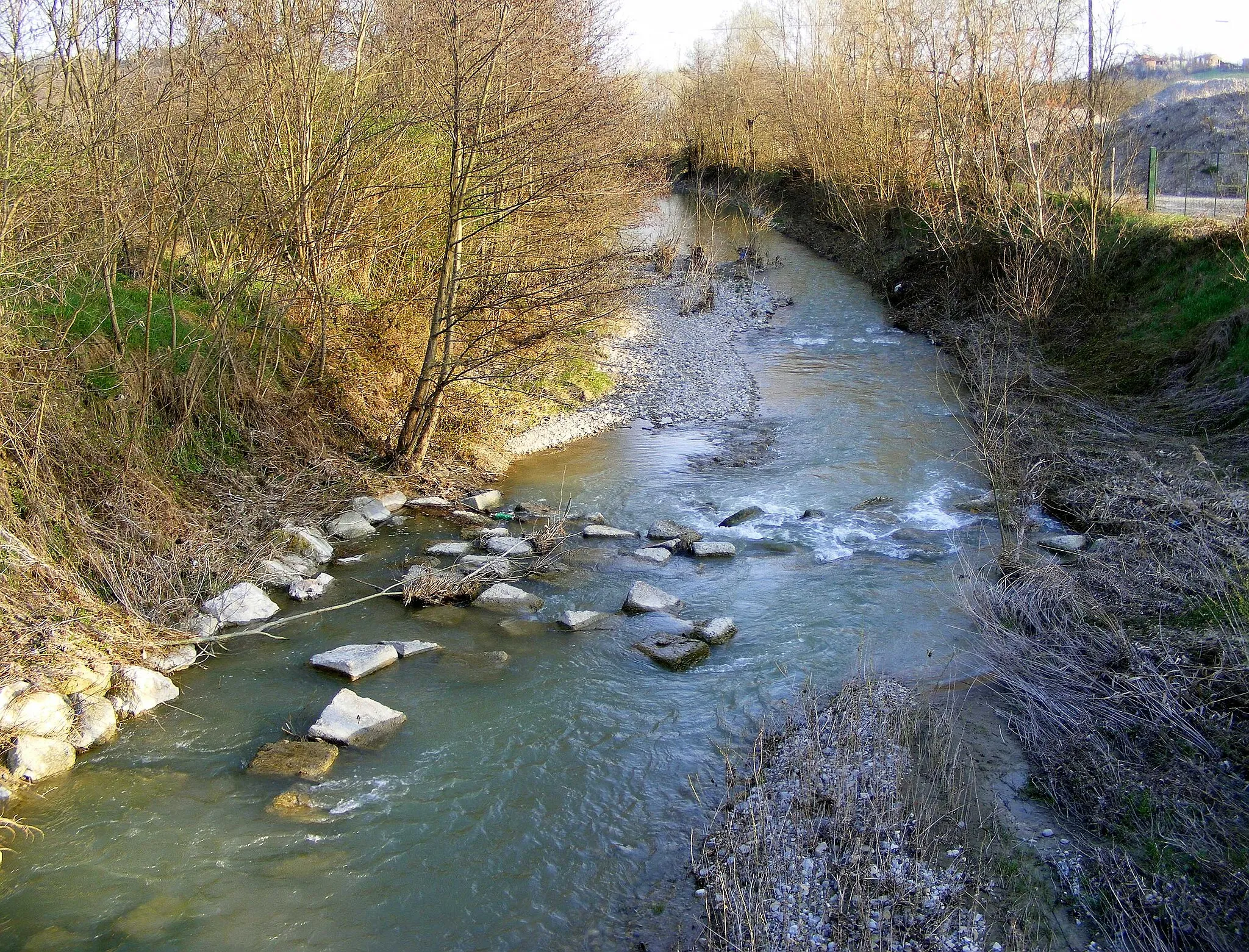 Photo showing: Grue creek near Sarezzano (AL, Italy)