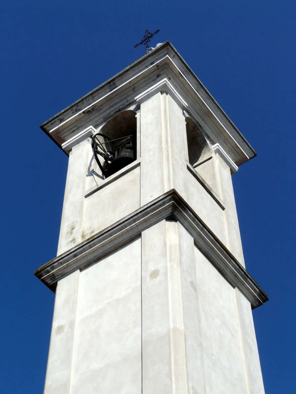 Photo showing: Campanile della chiesa della Santissima Annunziata, Tassarolo, Piemonte, Italia