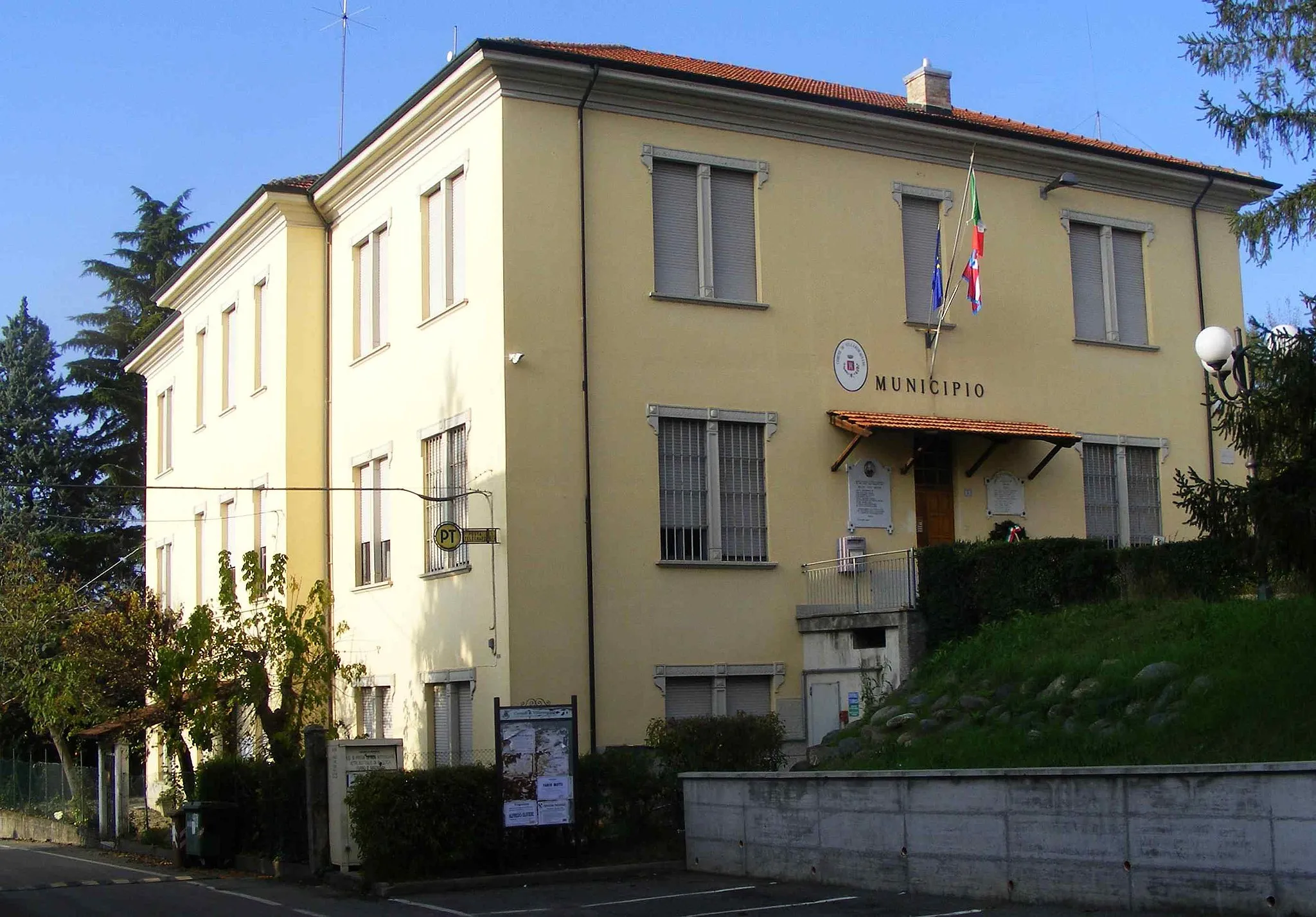 Photo showing: Villaromagnano (AL, Italy):  town hall