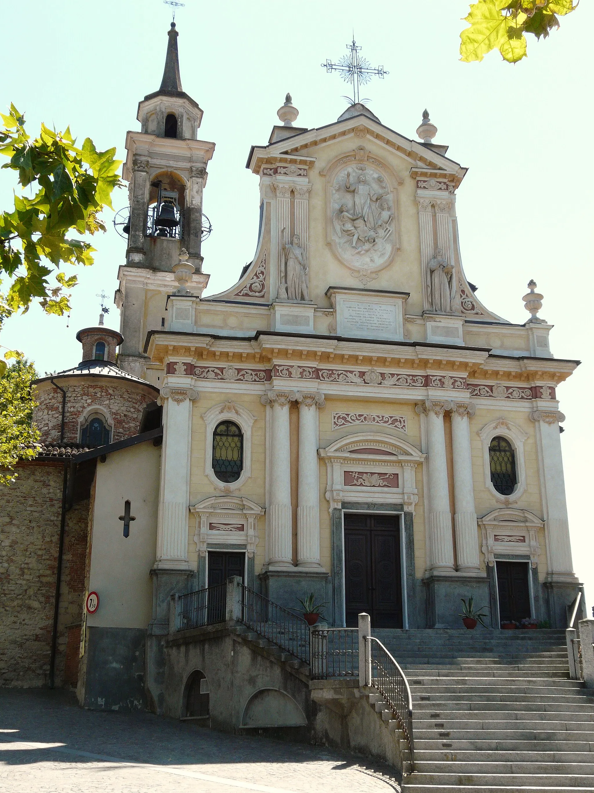 Photo showing: Chiesa di San Lorenzo, Castelletto d'Orba, Piemonte, Italia