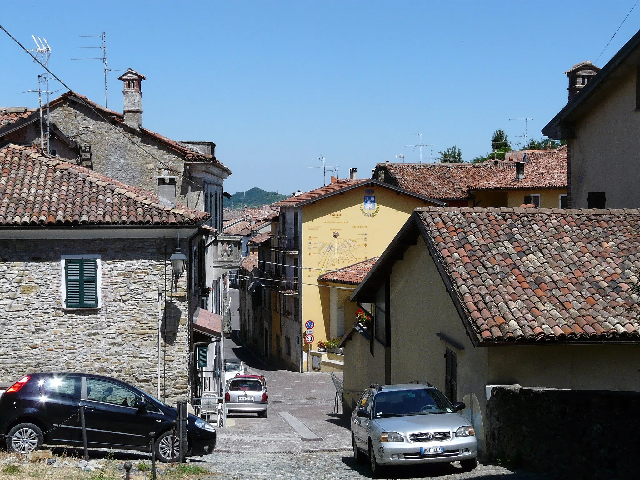 Photo showing: Panorama dal Castello Doria di Mornese, Piemonte, Italia