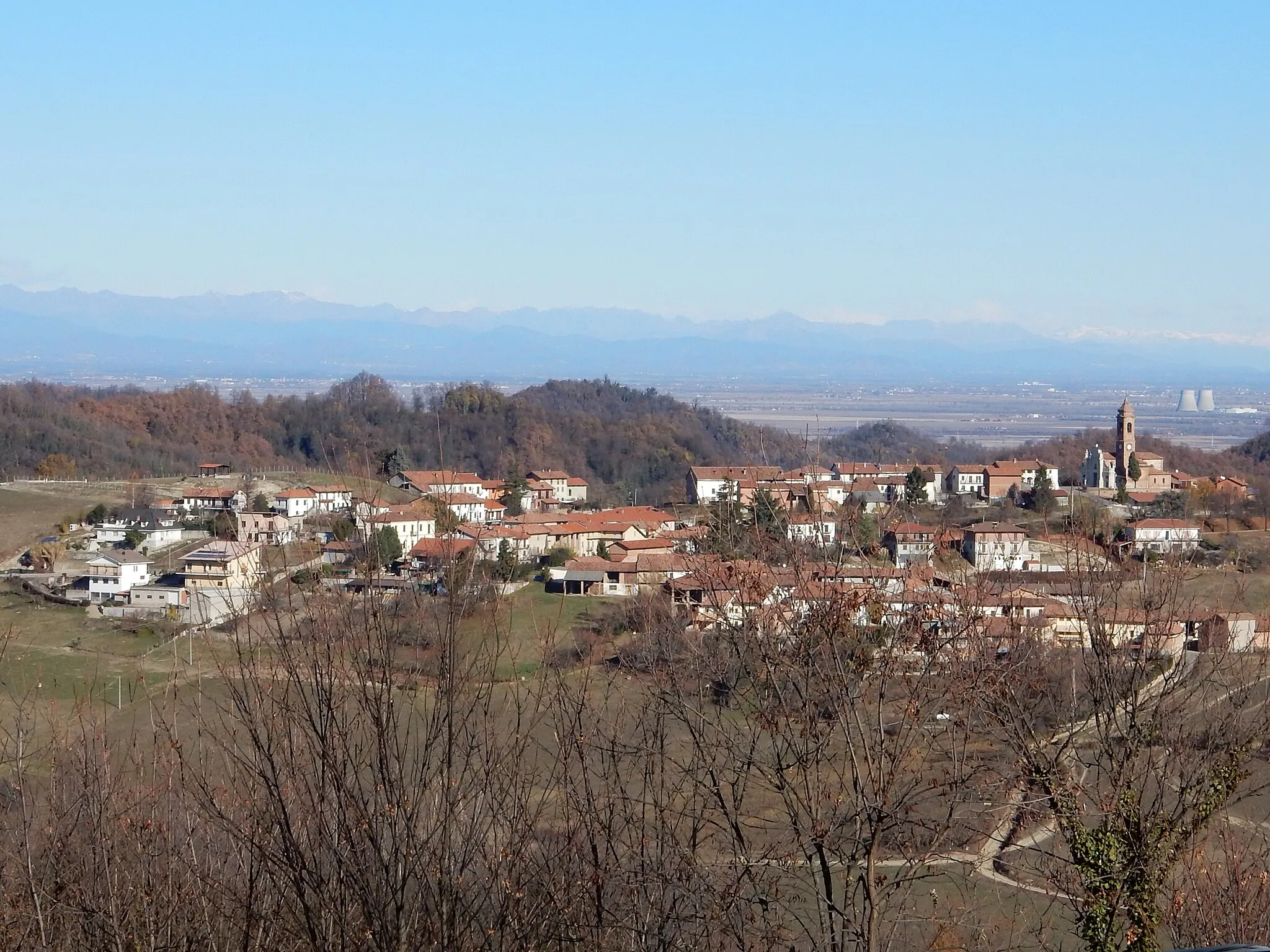 Photo showing: Panorama della Frazione Cortiglione