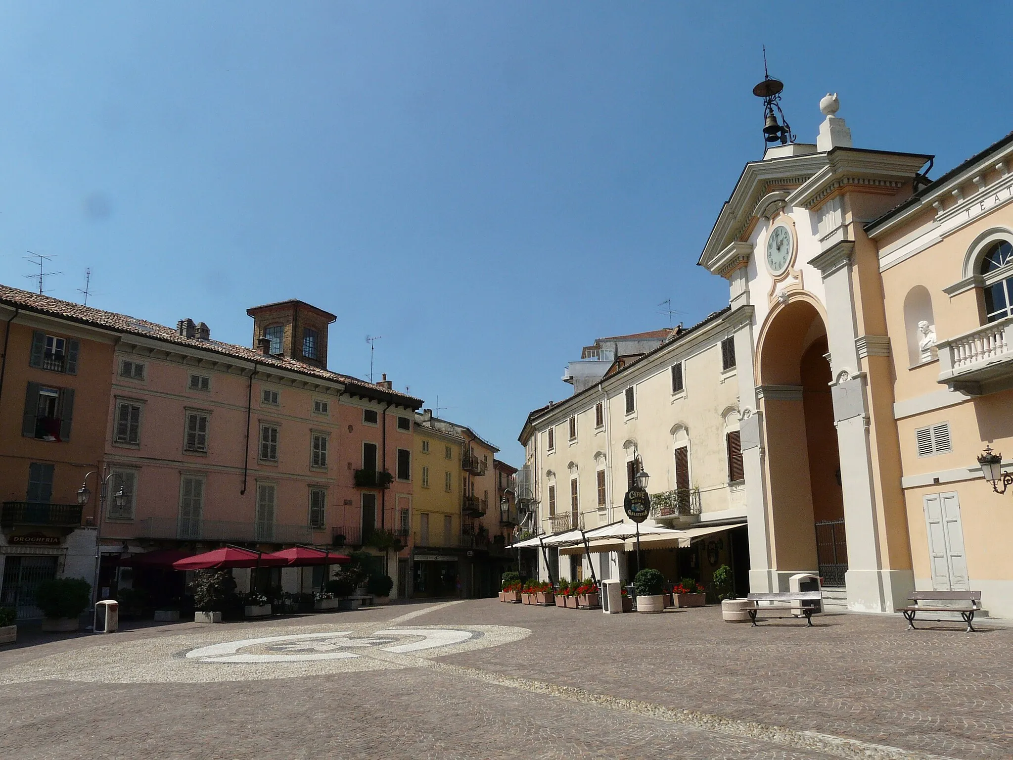 Photo showing: Teatro civico, Moncalvo, Piemonte, Italia