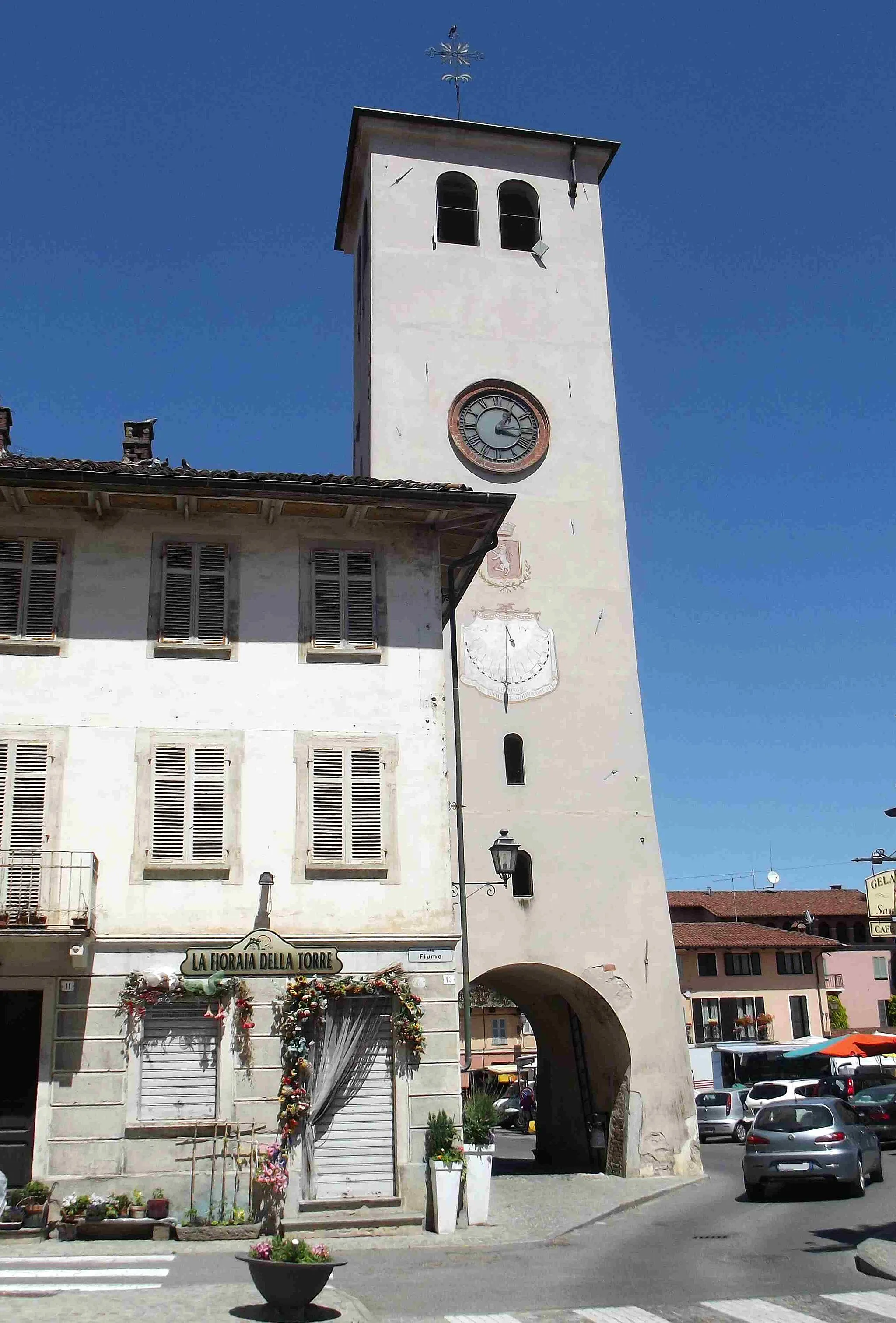 Photo showing: Villanova d'Asti (AT, Italy): central tower