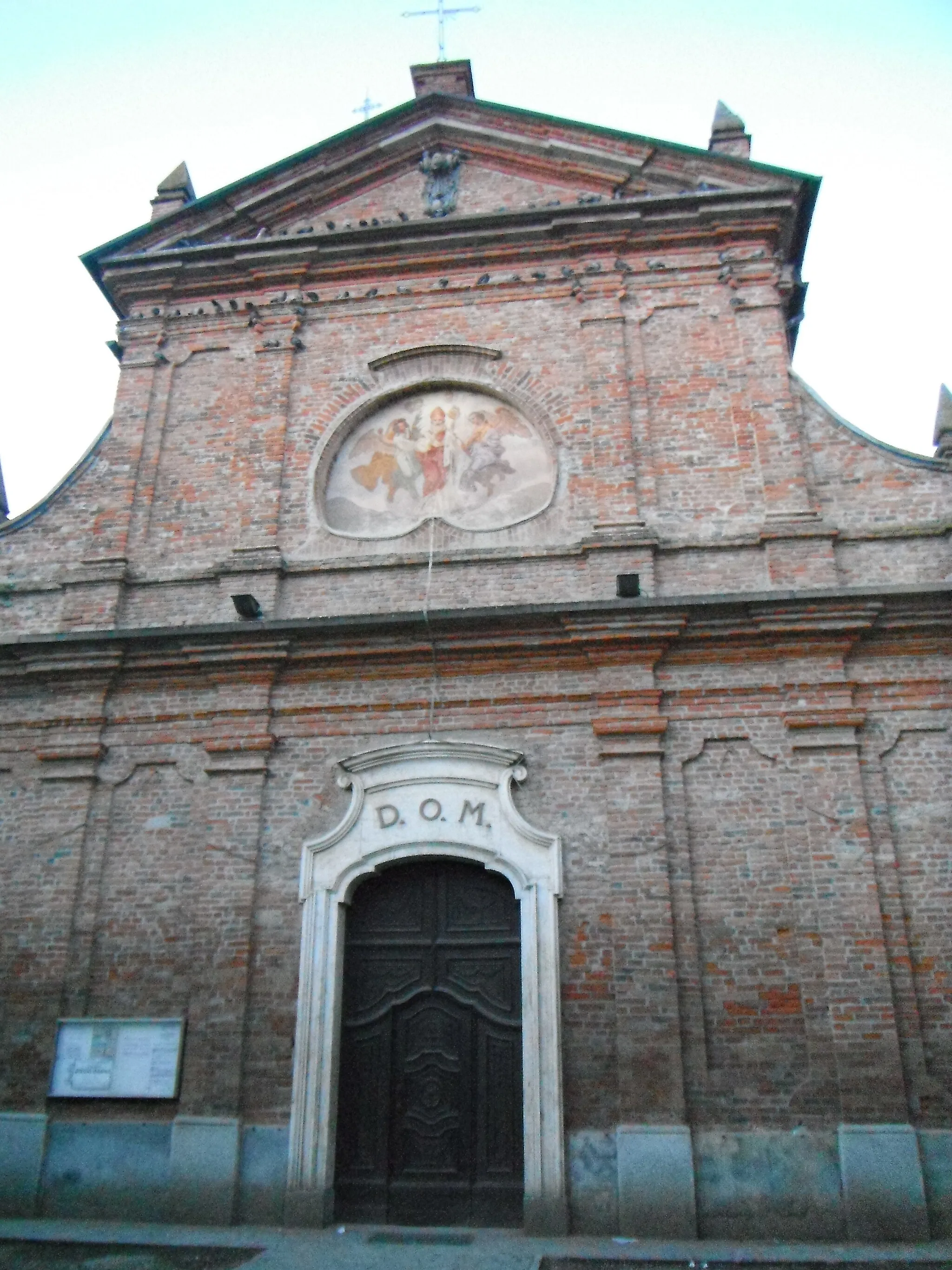 Photo showing: Facciata della chiesa di San Biagio a Castelnuovo Belbo (AT), Italia.