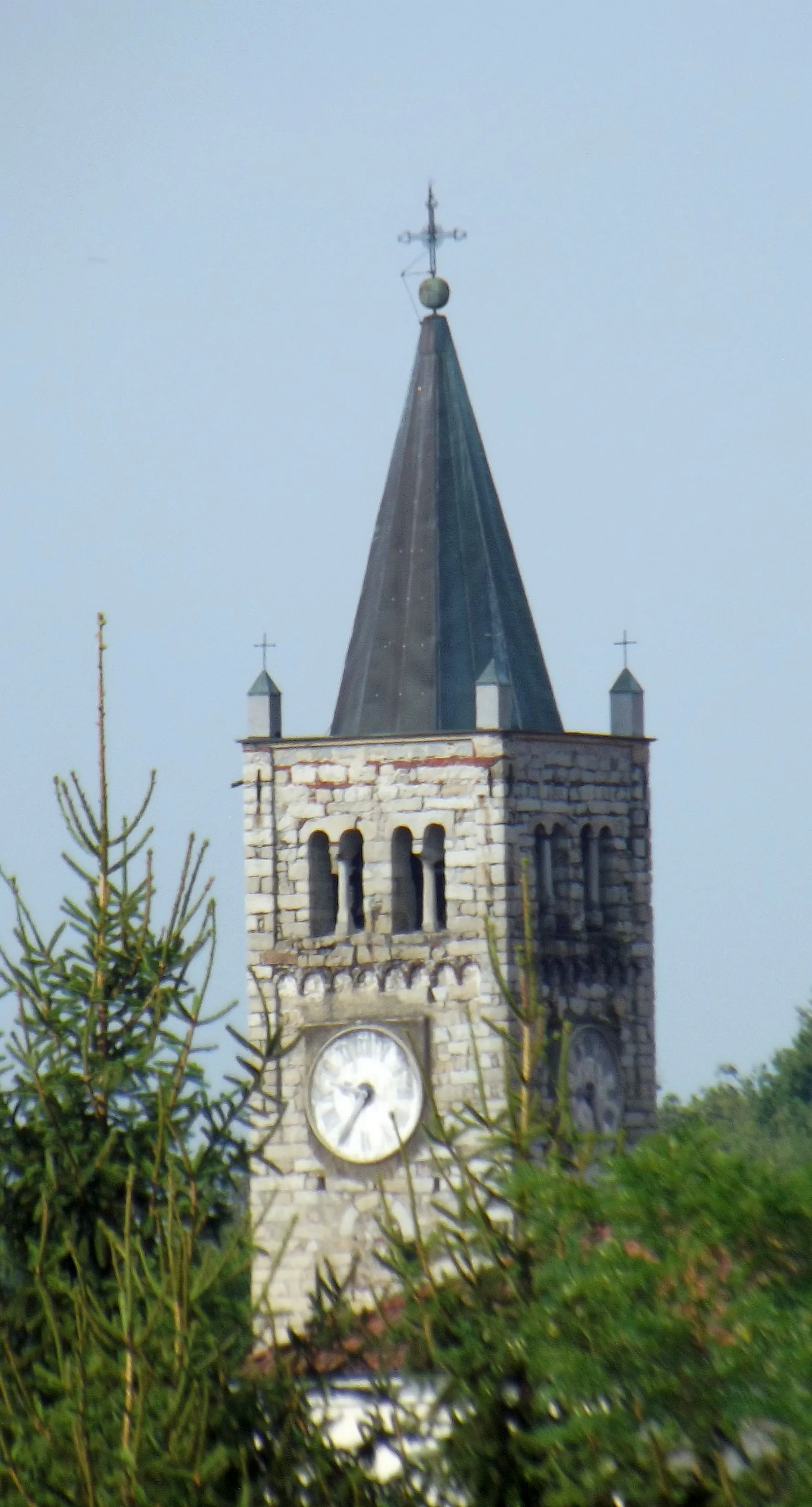 Photo showing: Mezzana Mortigliengo (BI, Italy): church tower