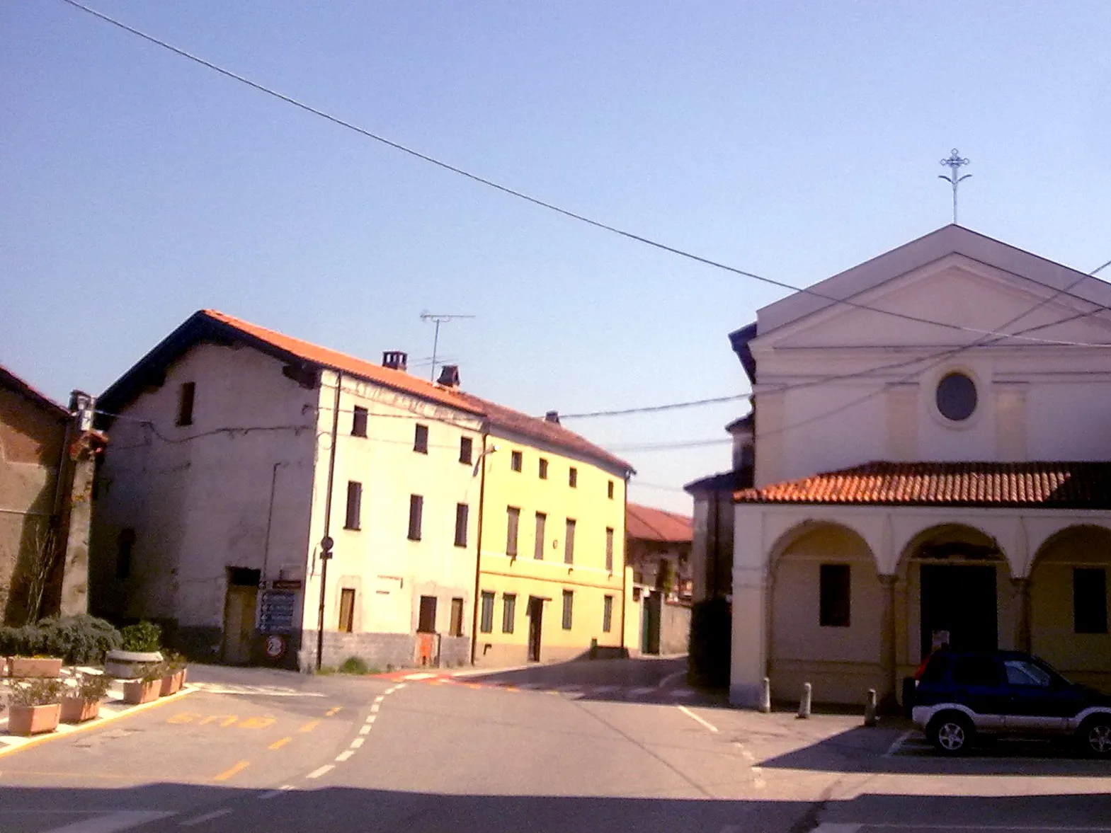 Photo showing: Piazza del Municipio di Roppolo
