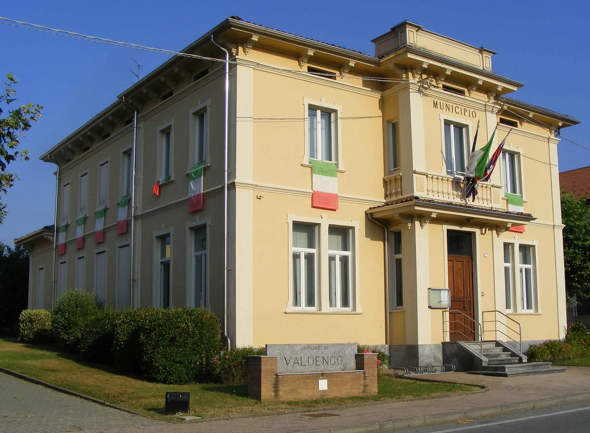 Photo showing: Valdengo (BI, Italy): town hall